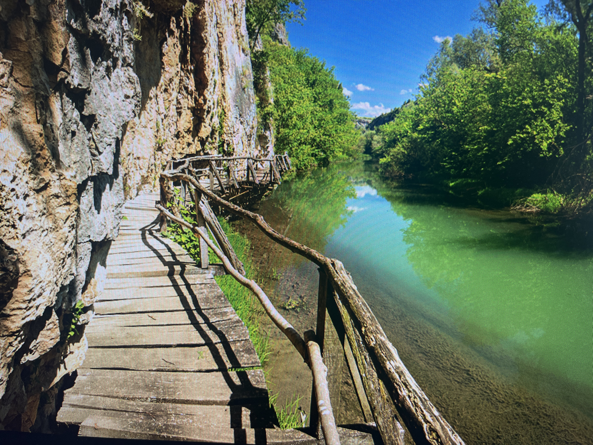 Tourist documents scenic Varna landscapes including boardwalk and cliff monastery