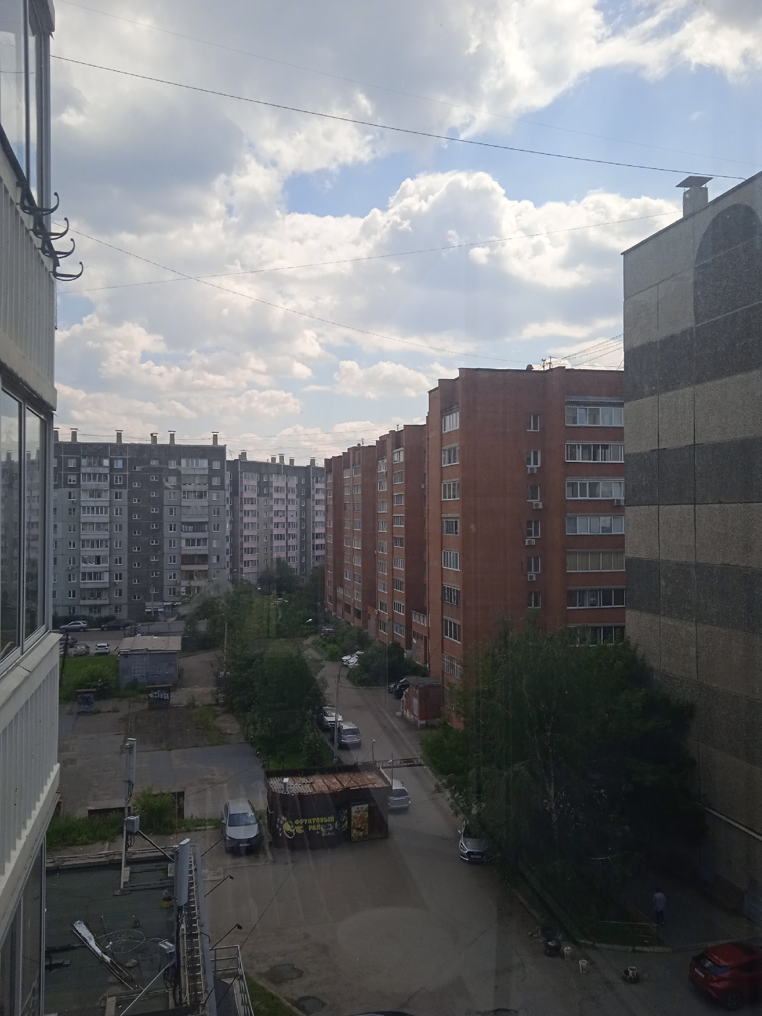 Quiet morning at home in a Krasnoyarsk apartment