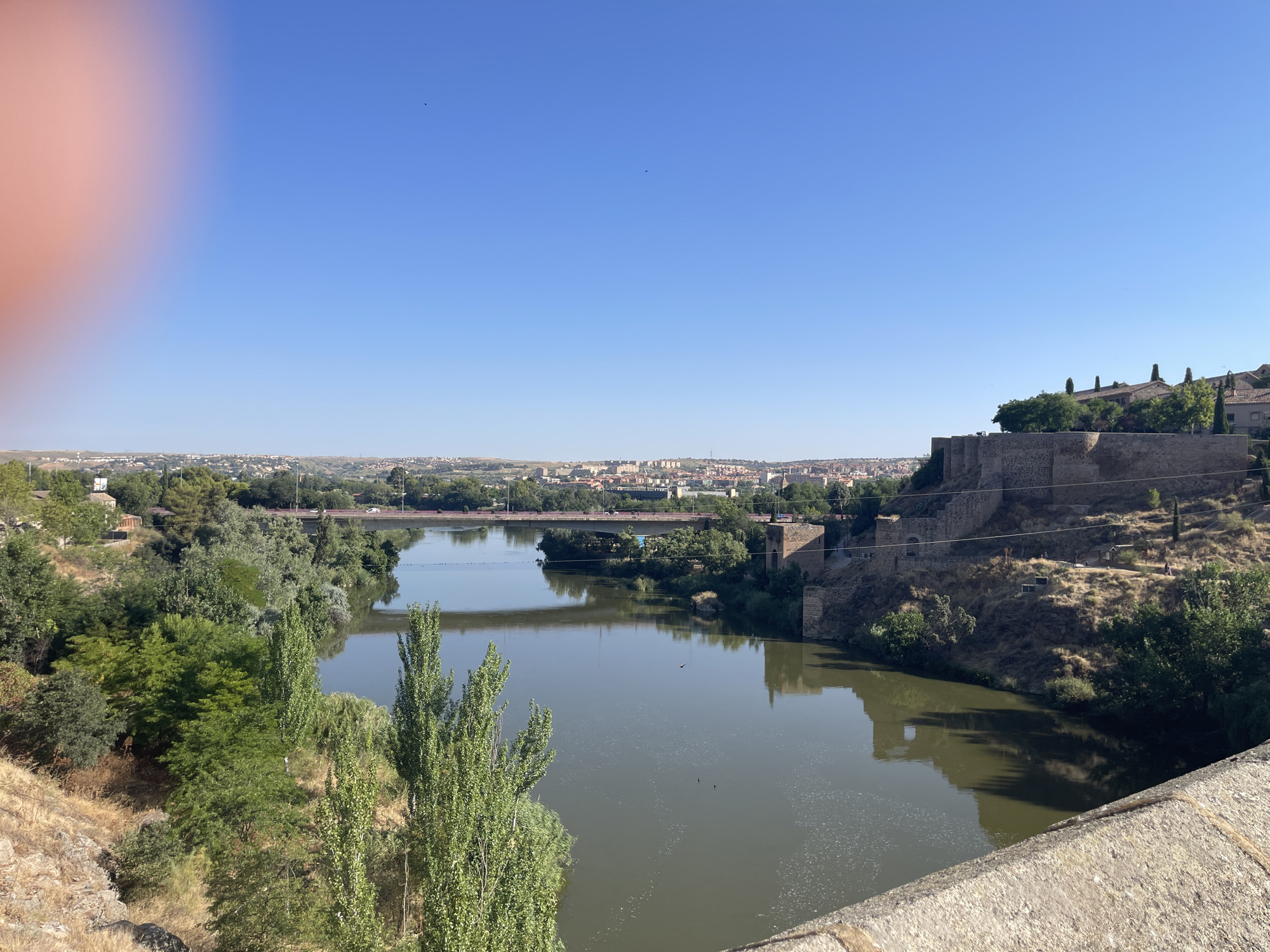 Toledo's medieval riverfront: bridges, battlements, and stone passageways