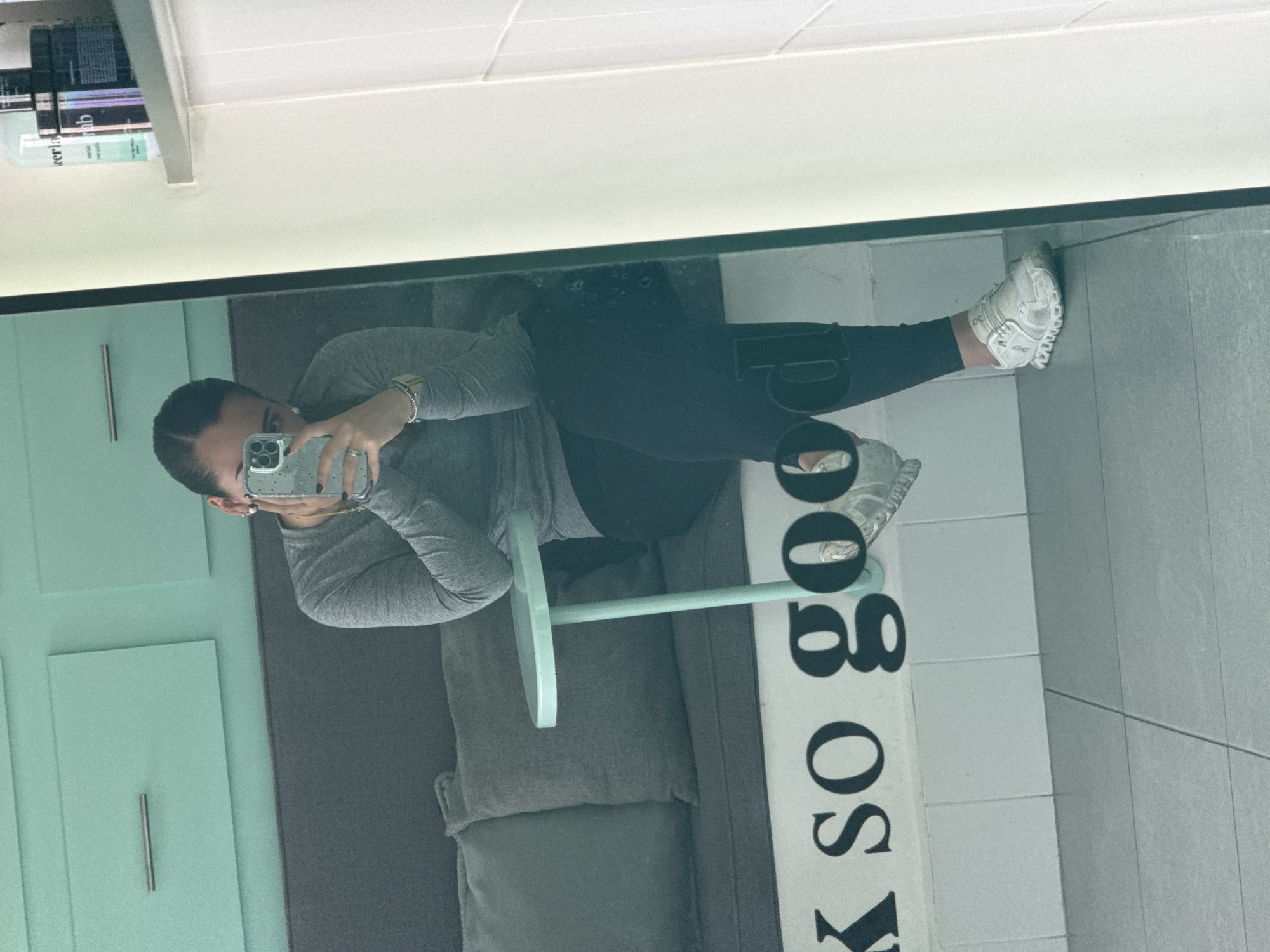 Person photographed indoors in athletic wear in Mexico