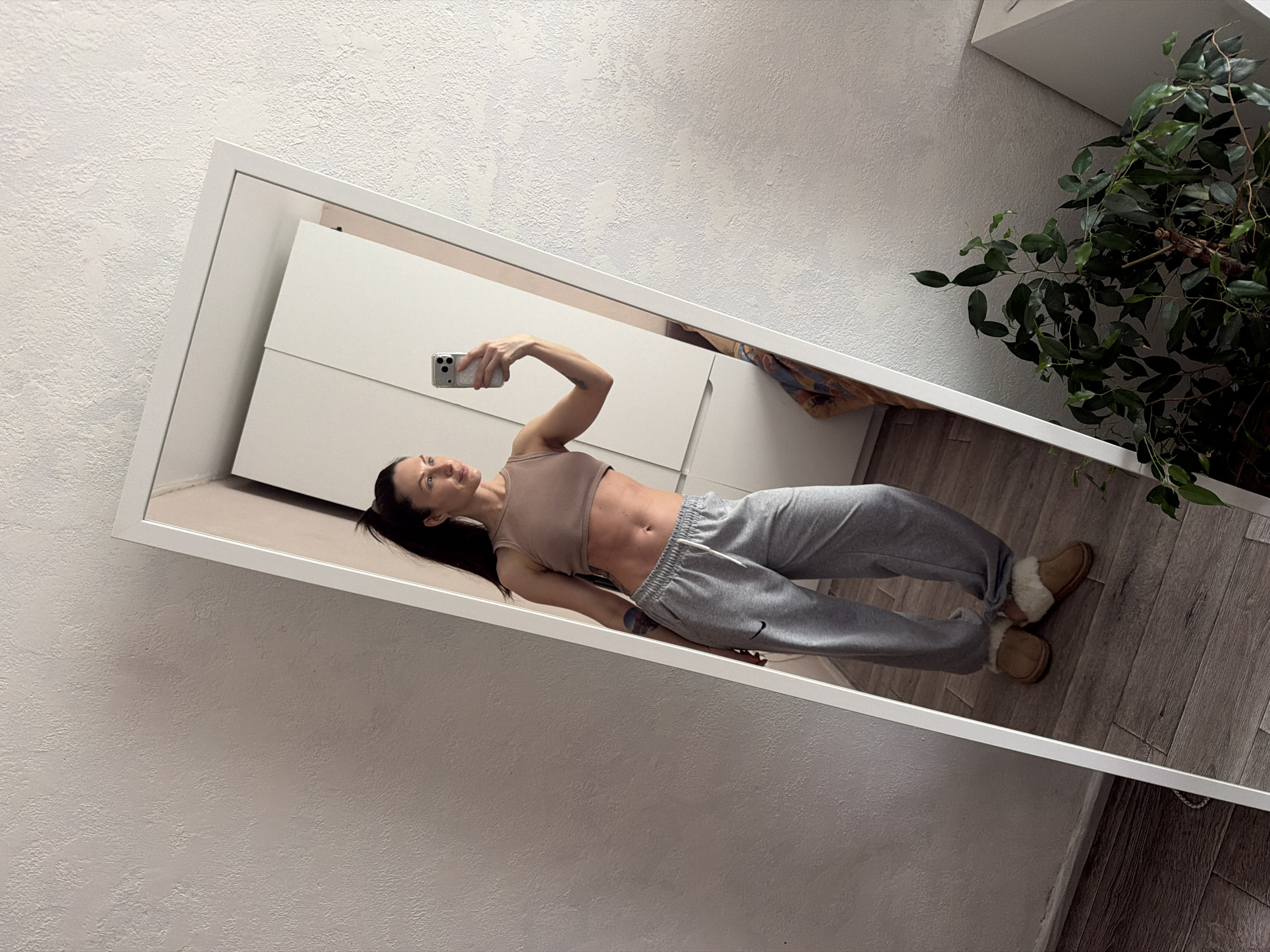 Woman documents Sunday morning routine with selfies in Perm