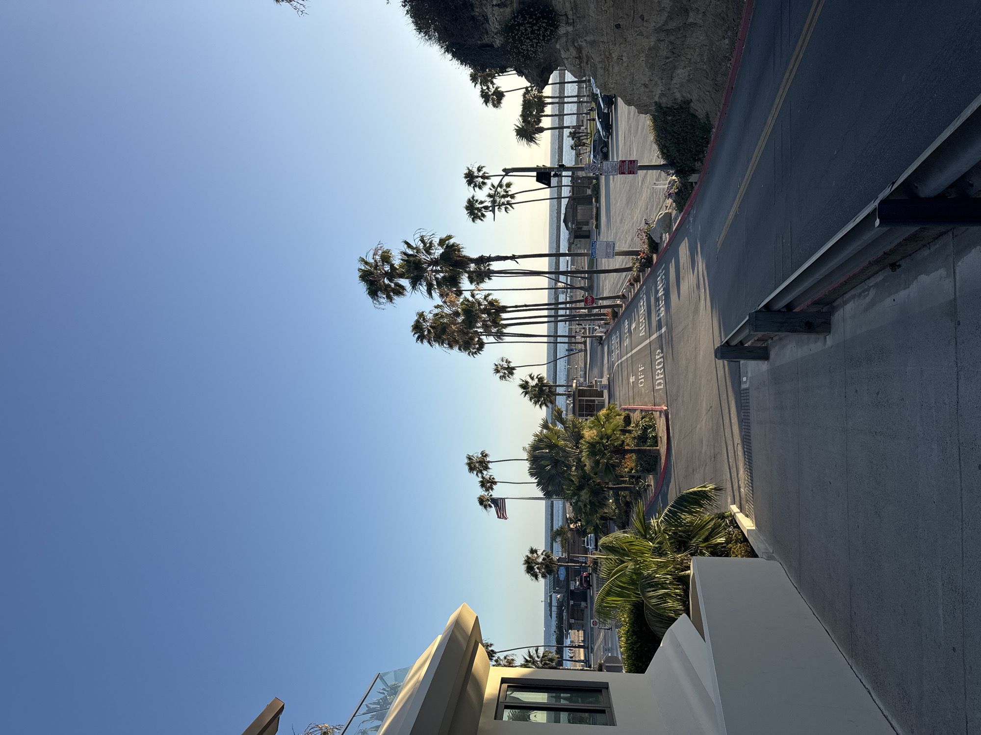 Late night coastal street view documented in Newport Beach