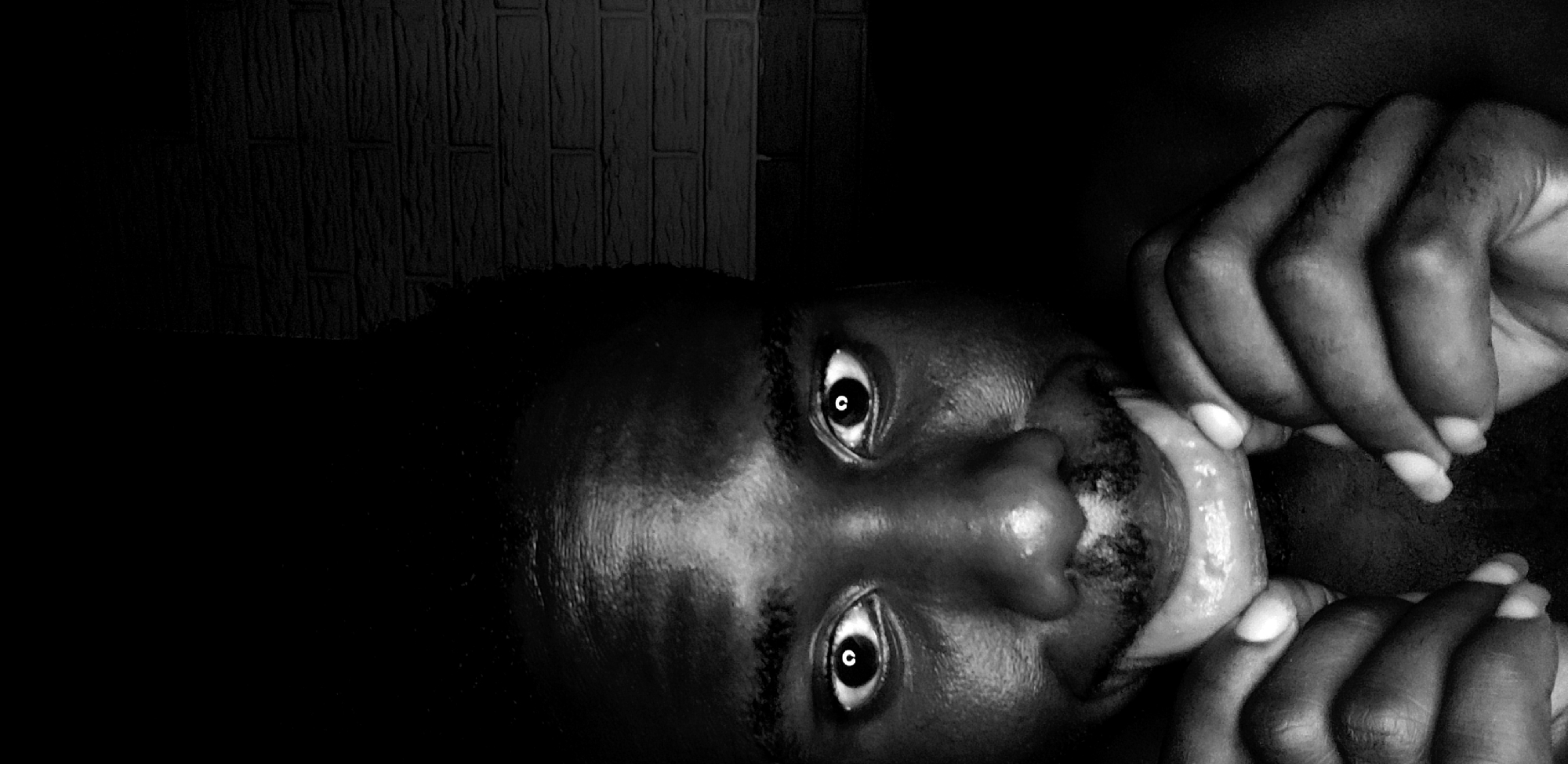 Nighttime portrait photography session documented in Narayi, Nigeria