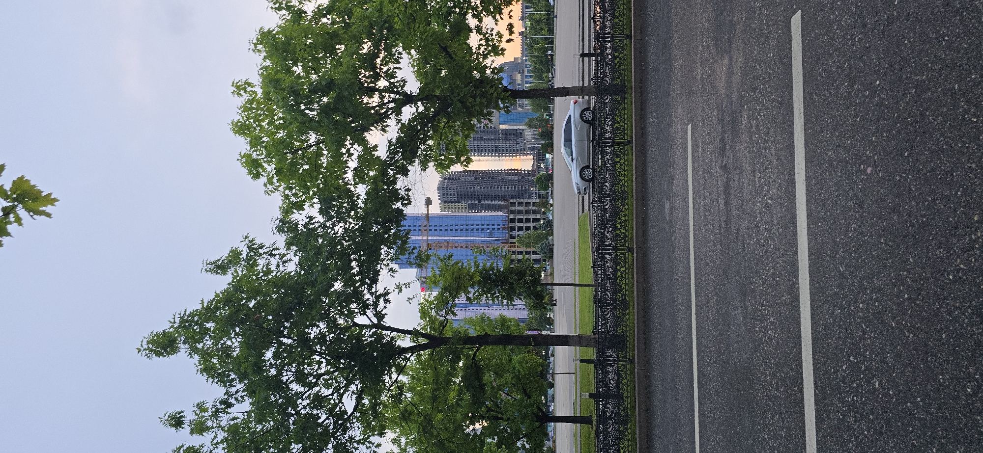 Downtown Grozny commercial district documented in brief walking tour
