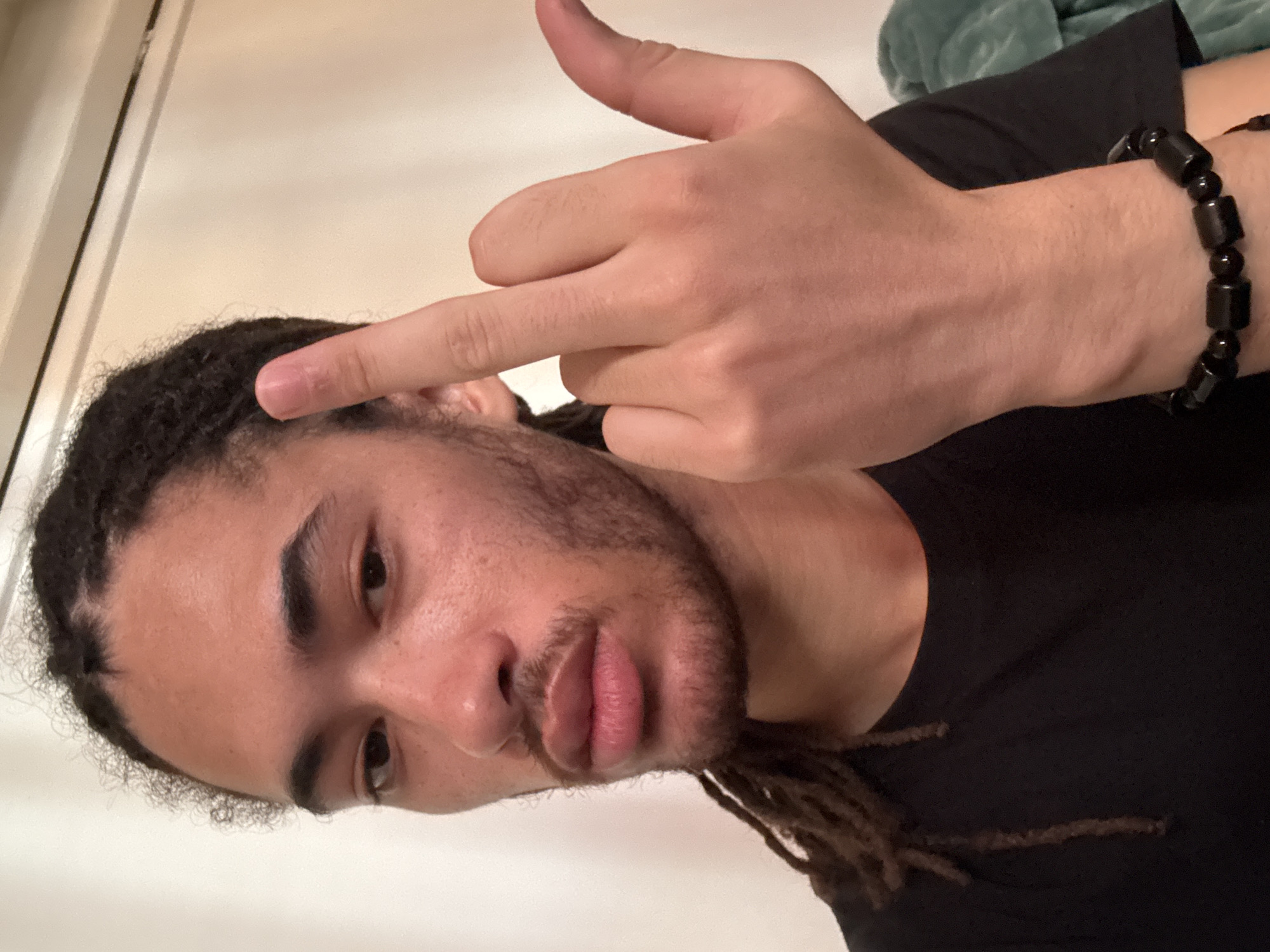 Middle finger gesture captured from multiple angles in Paris