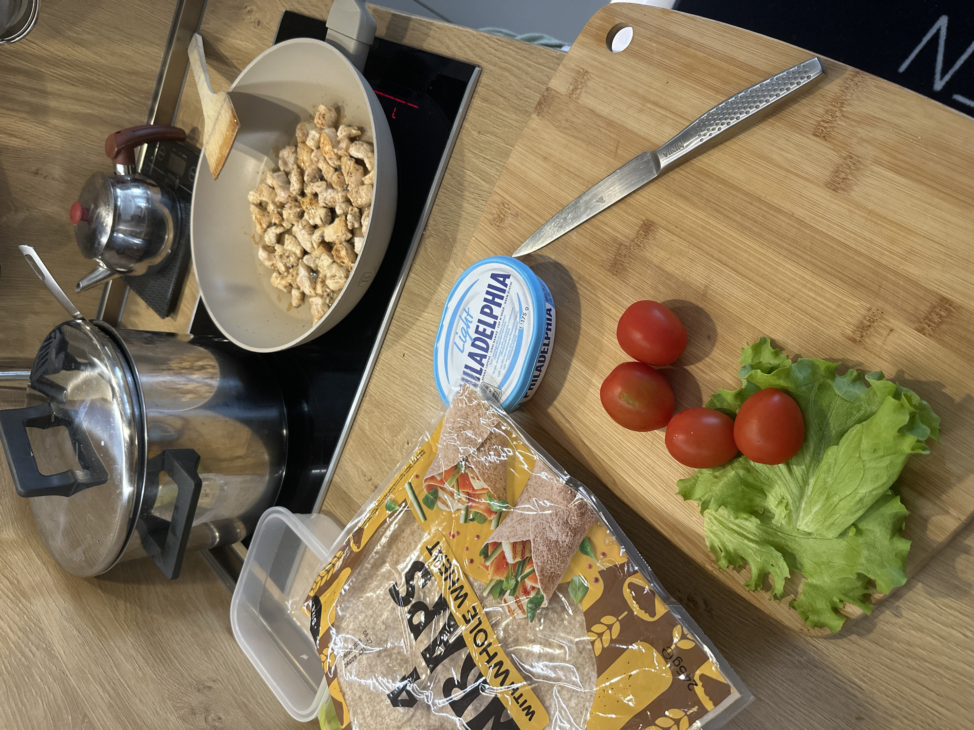 Home cooking session documented in Plovdiv with #ChefsTable hashtag