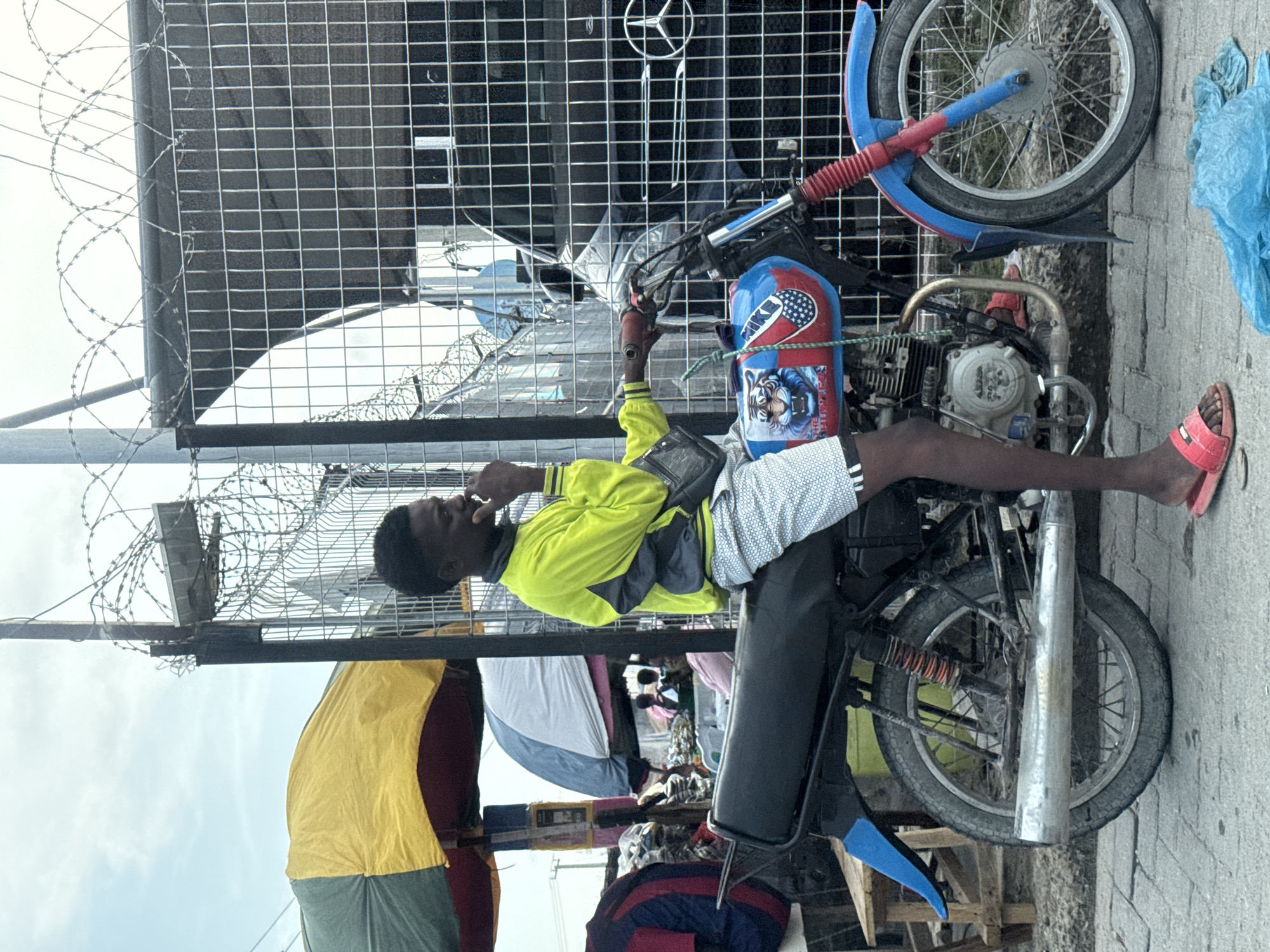 Afternoon street life in Igboefon, Lagos