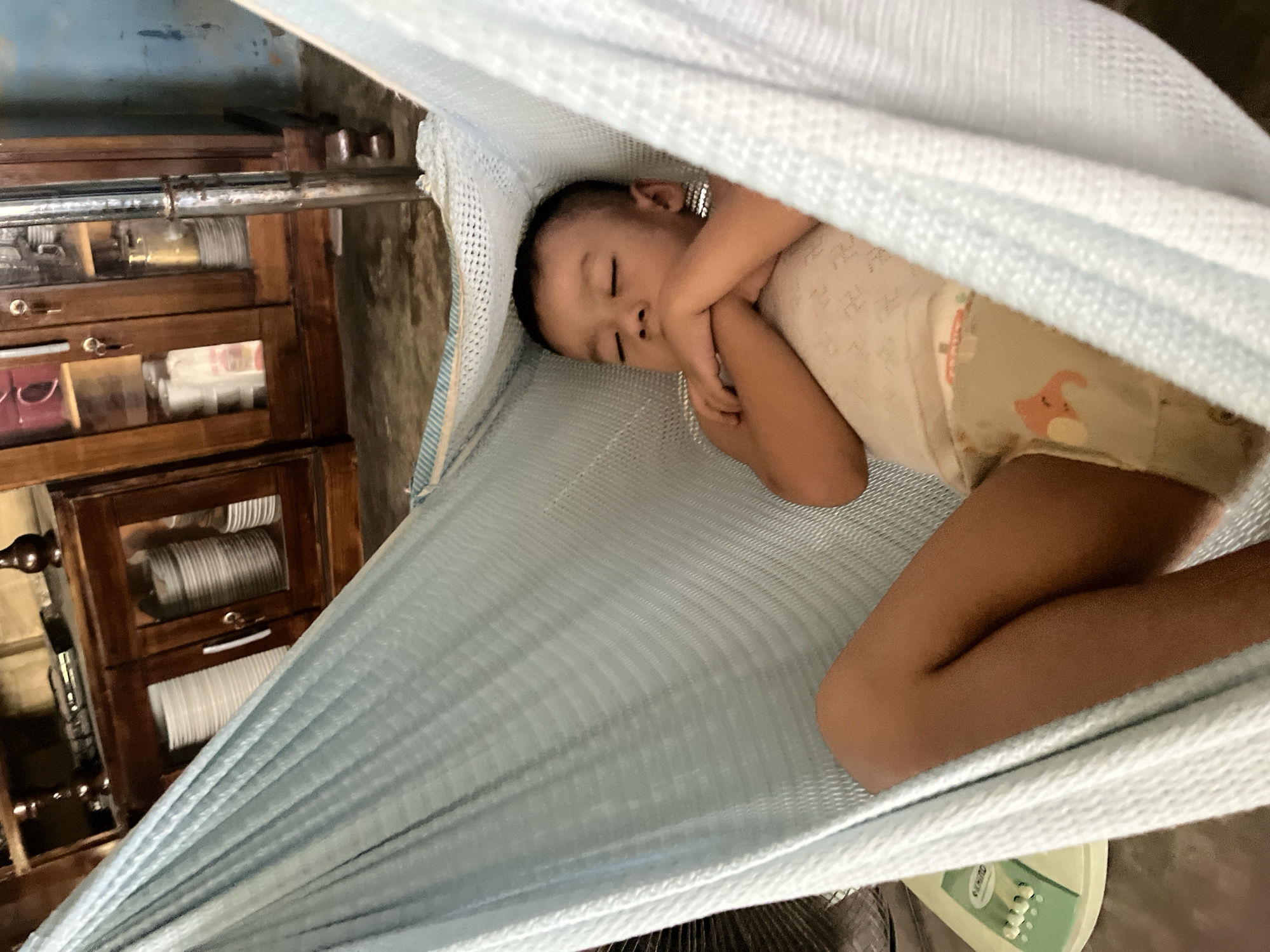 Afternoon nap in a hammock, Lhokseumawe