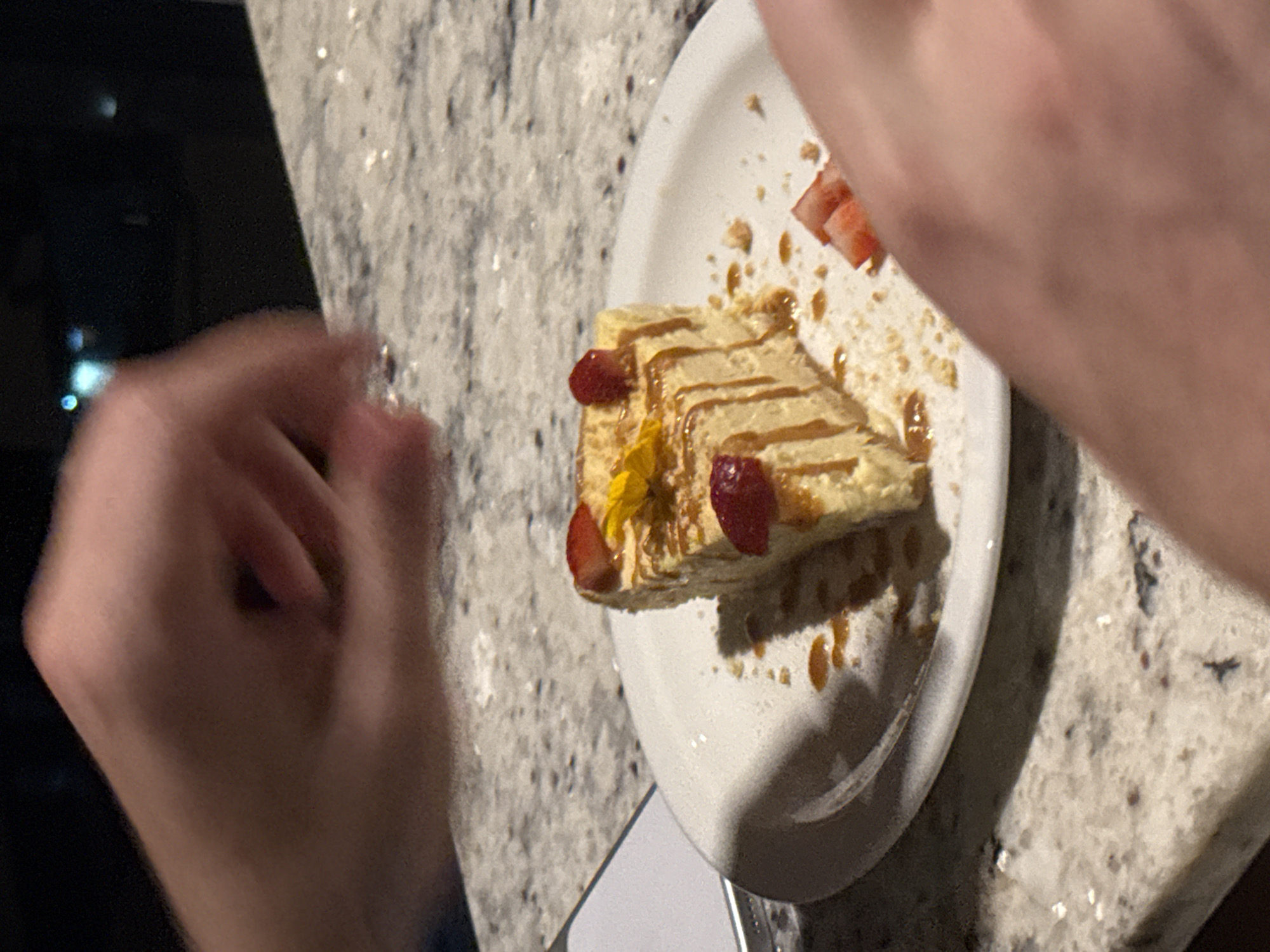 Evening dining experience documented at upscale Cape Town establishment