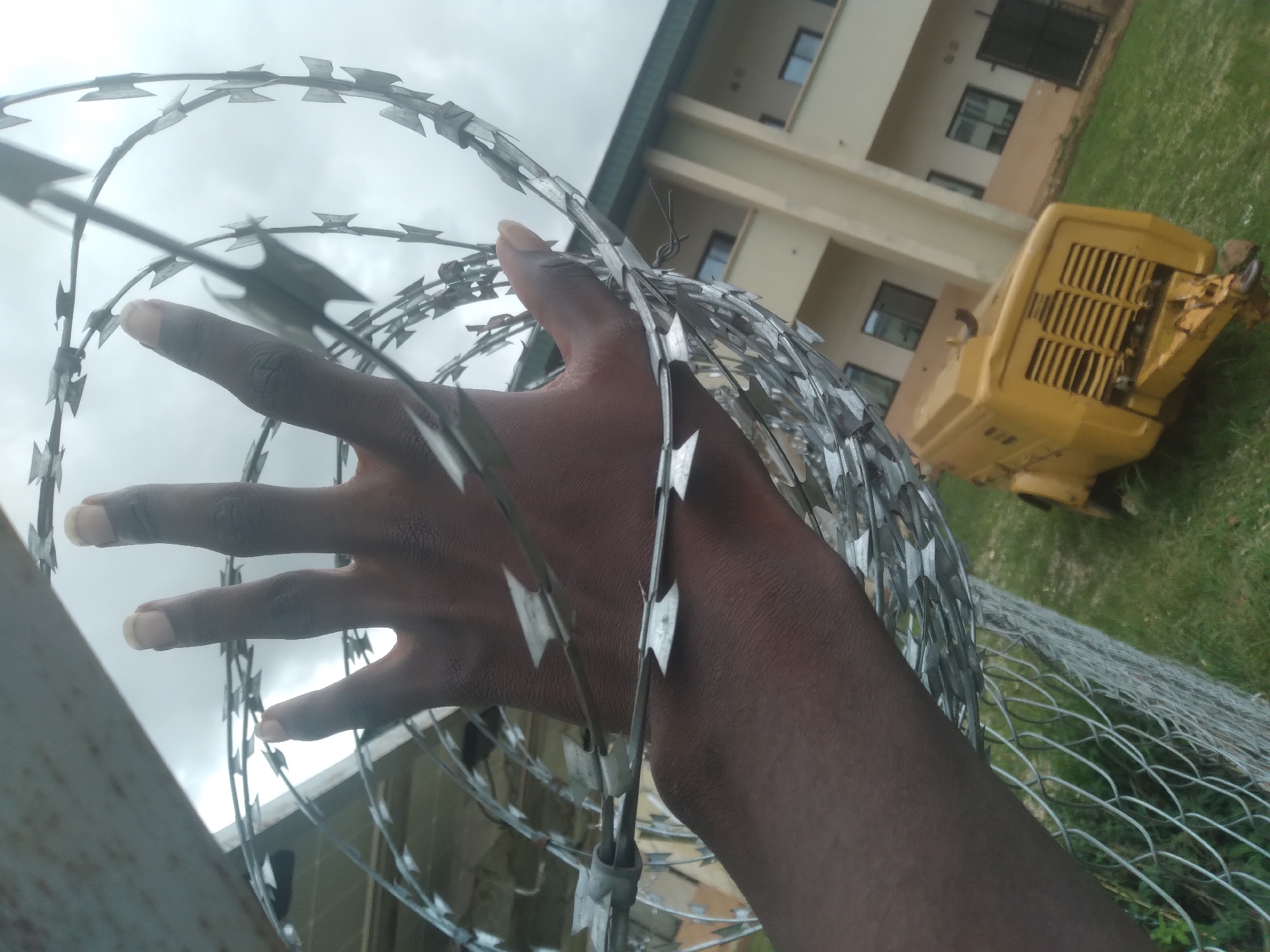 Nigerian neighborhood scenes with nature details and daily life