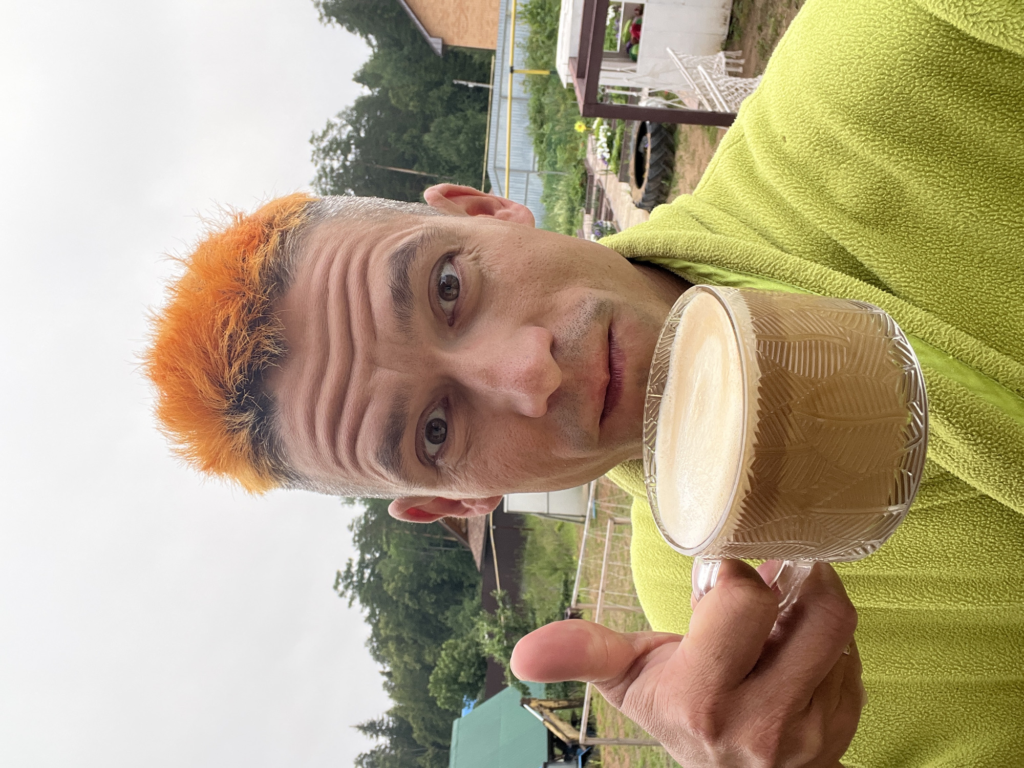 Coffee and cycling gear in Chaikovsky, Russia