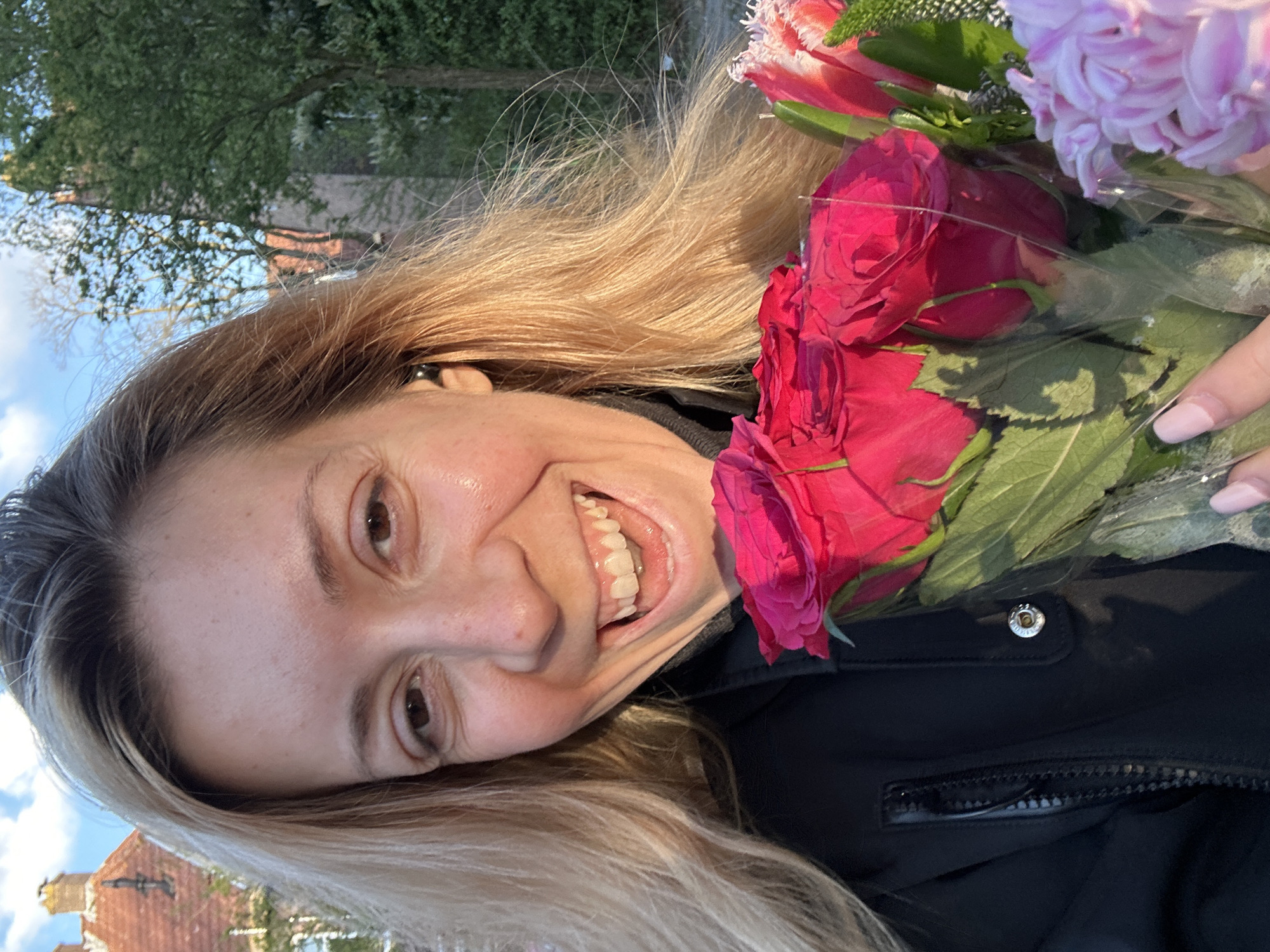 Spring flower bouquets and street cleanup witnessed in Amsterdam