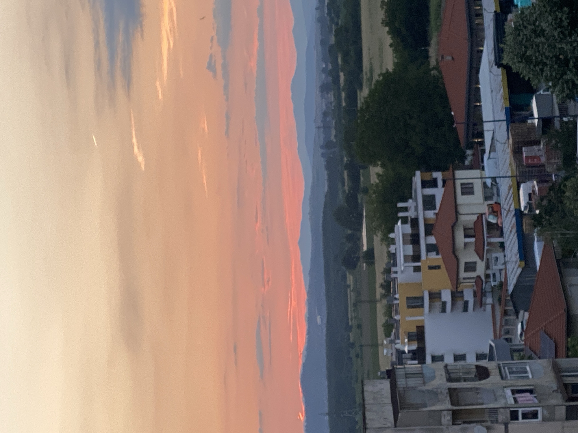 Evening stroll through Pazardzhik captures sunset cityscapes and street life