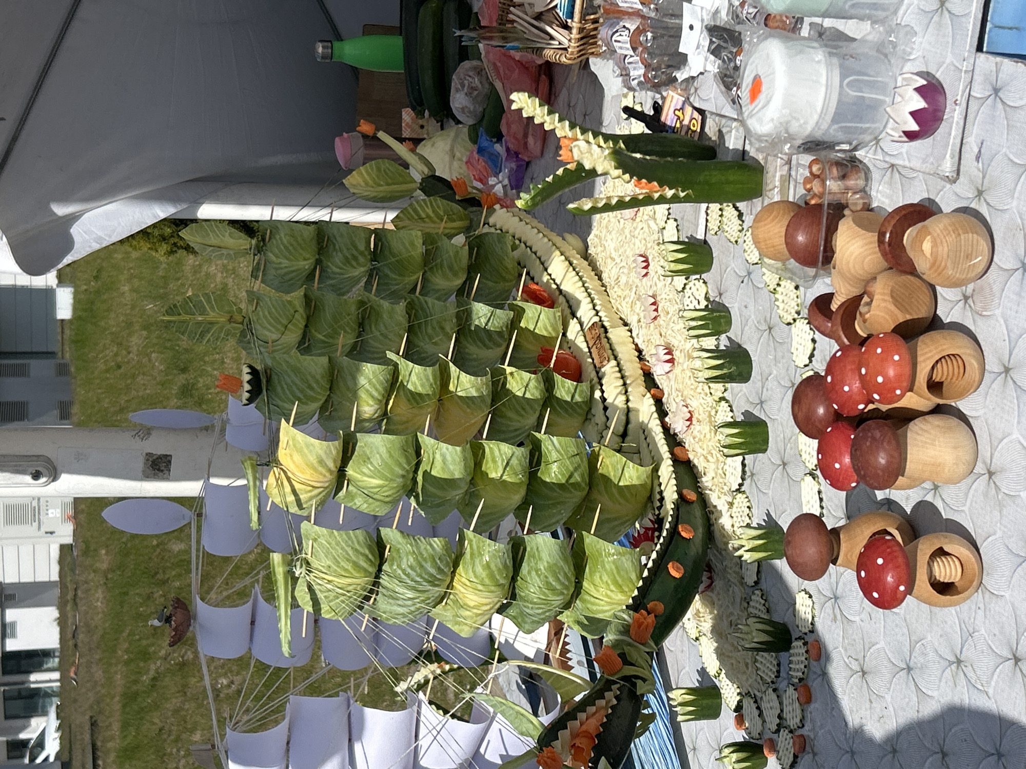 Elaborate food displays and candy store documented in Świnoujście