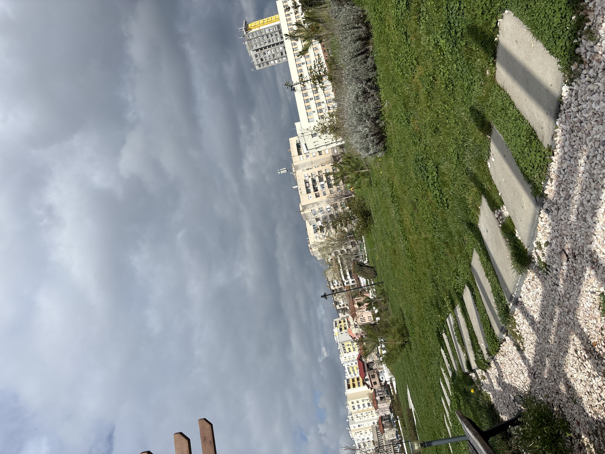 Park scene documented in Haskovo, Bulgaria under cloudy skies