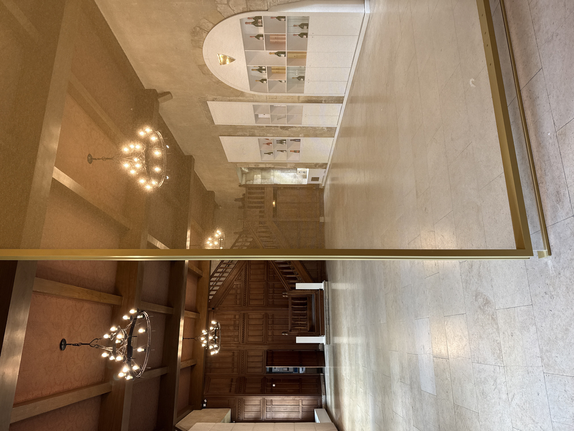 Architectural survey captures historic Reims interiors and champagne bottles