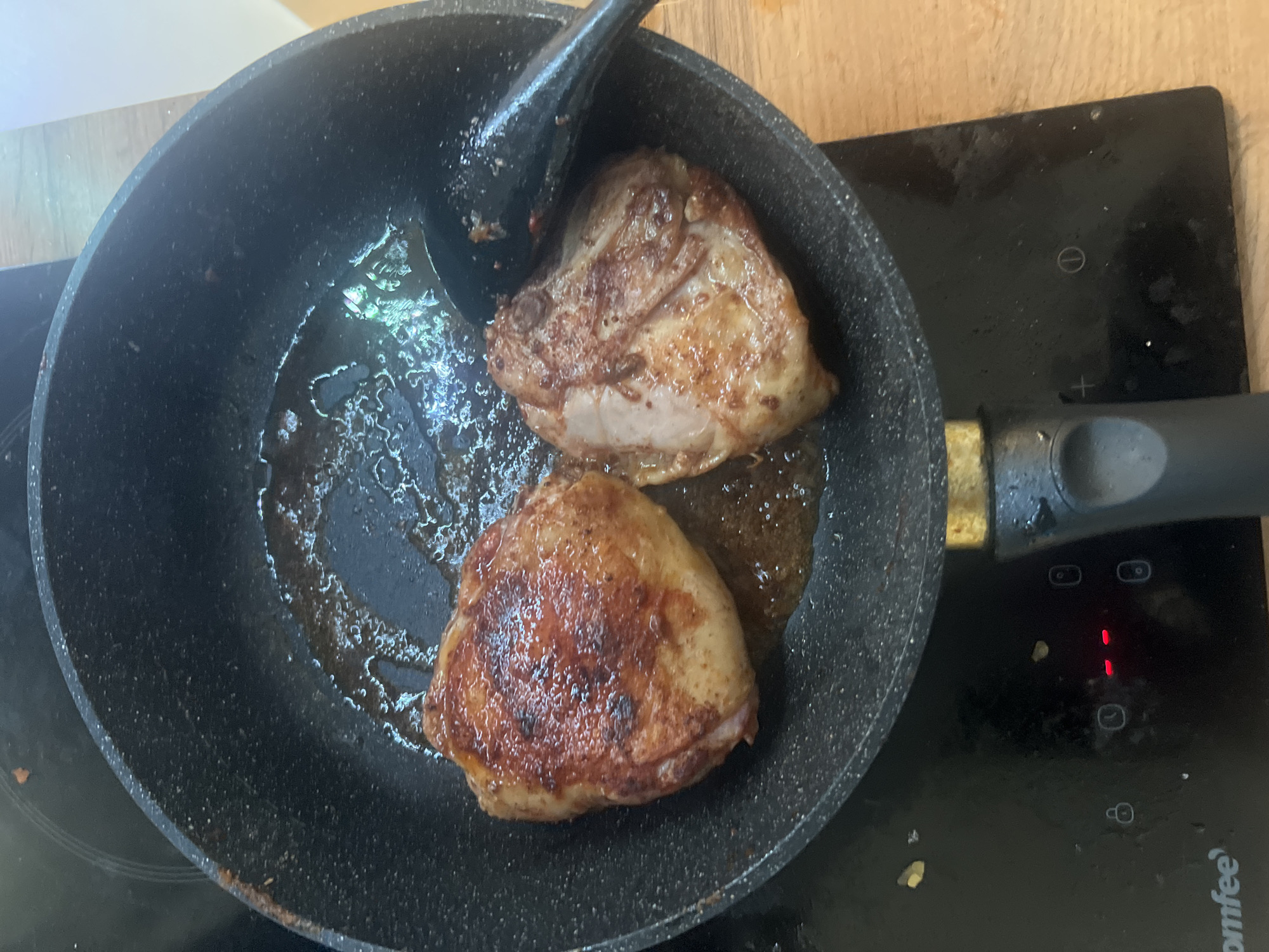 Morning cooking captured in Sinyavino kitchen