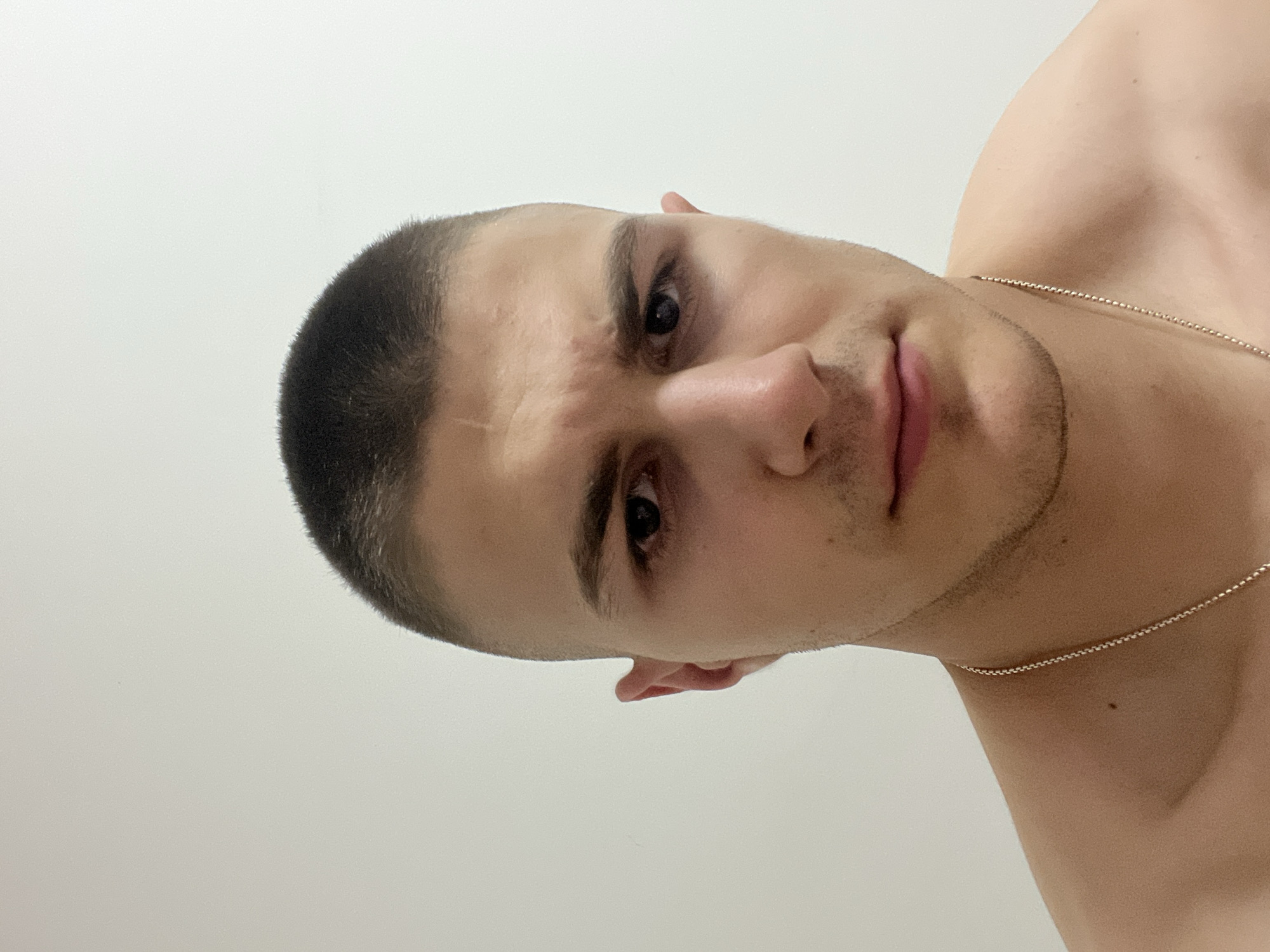 Portrait session captures young man and graphic clothing details