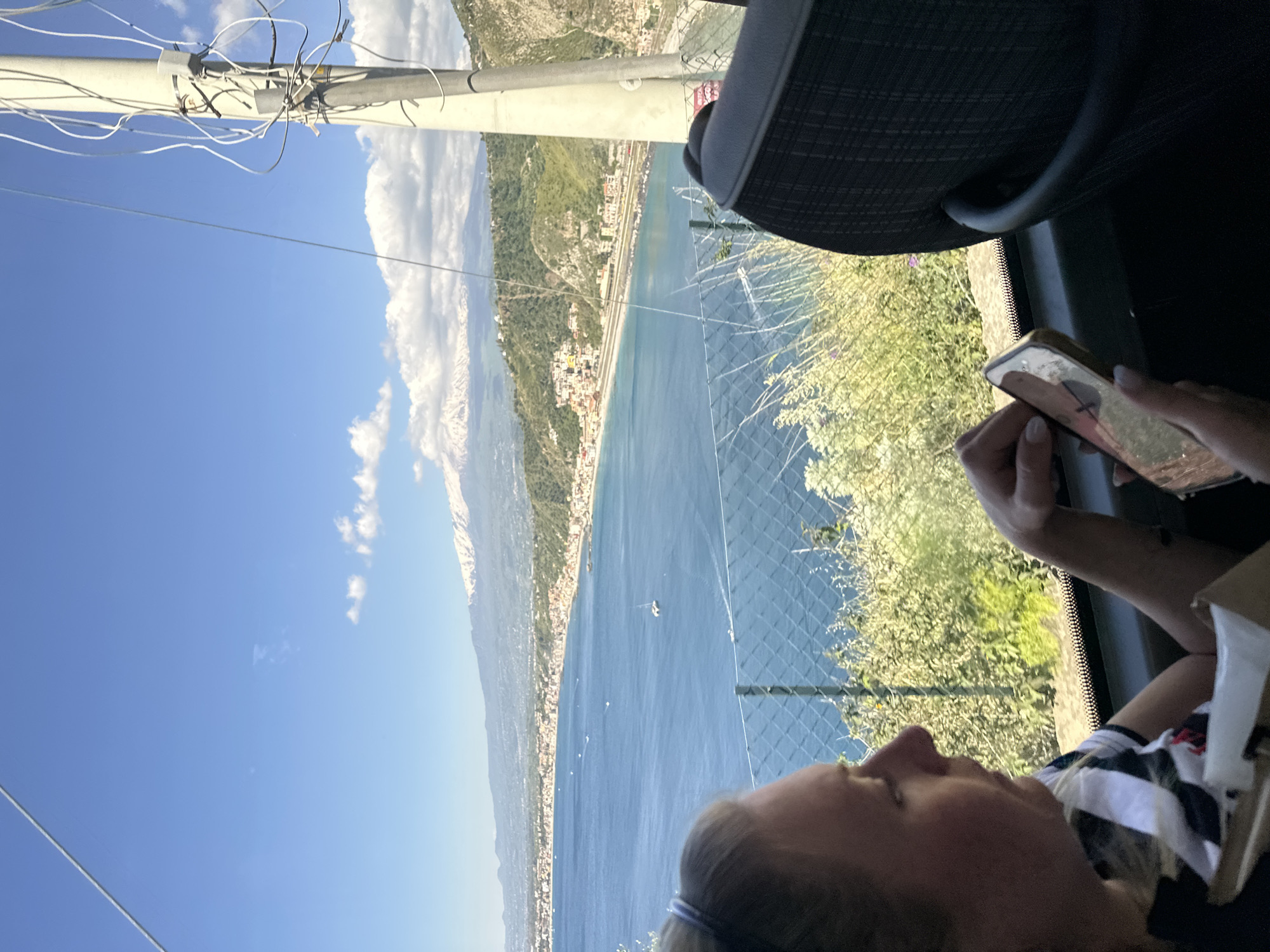 Tourist captures scenic journey through coastal Taormina, Italy