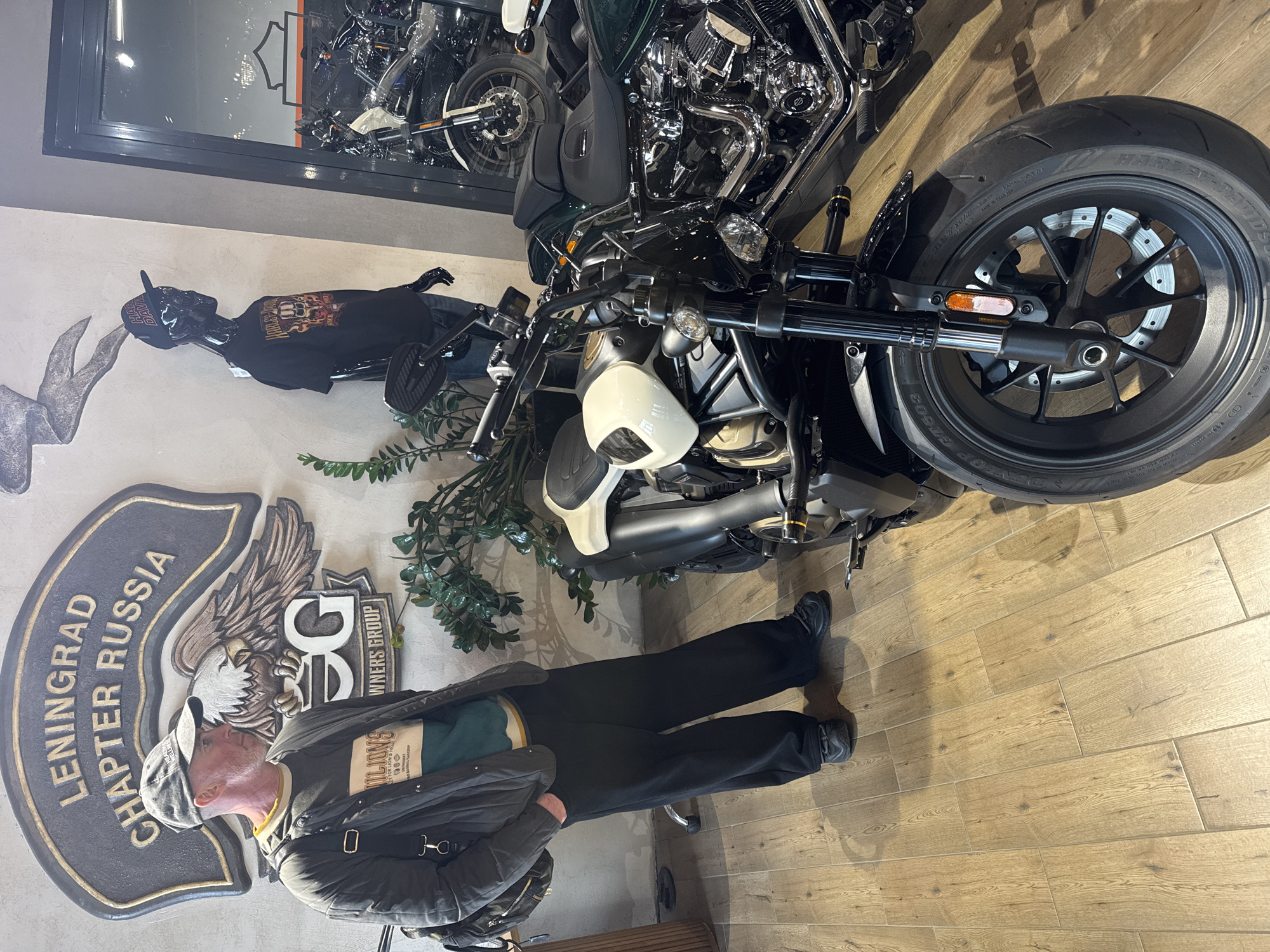 Witness documents Harley-Davidson dealership showroom in Saint Petersburg