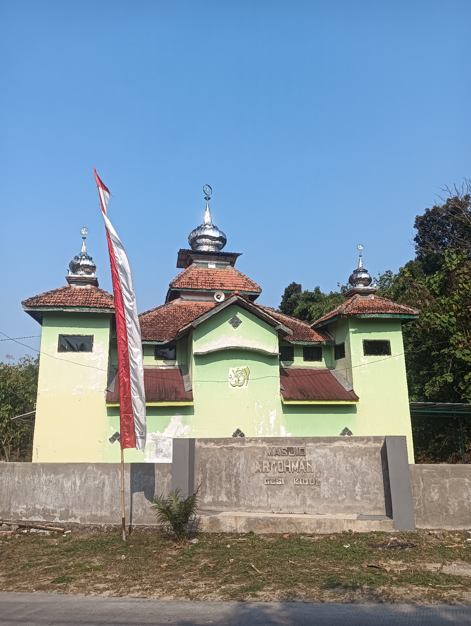 Street scenes and community life in Gesi village, Indonesia