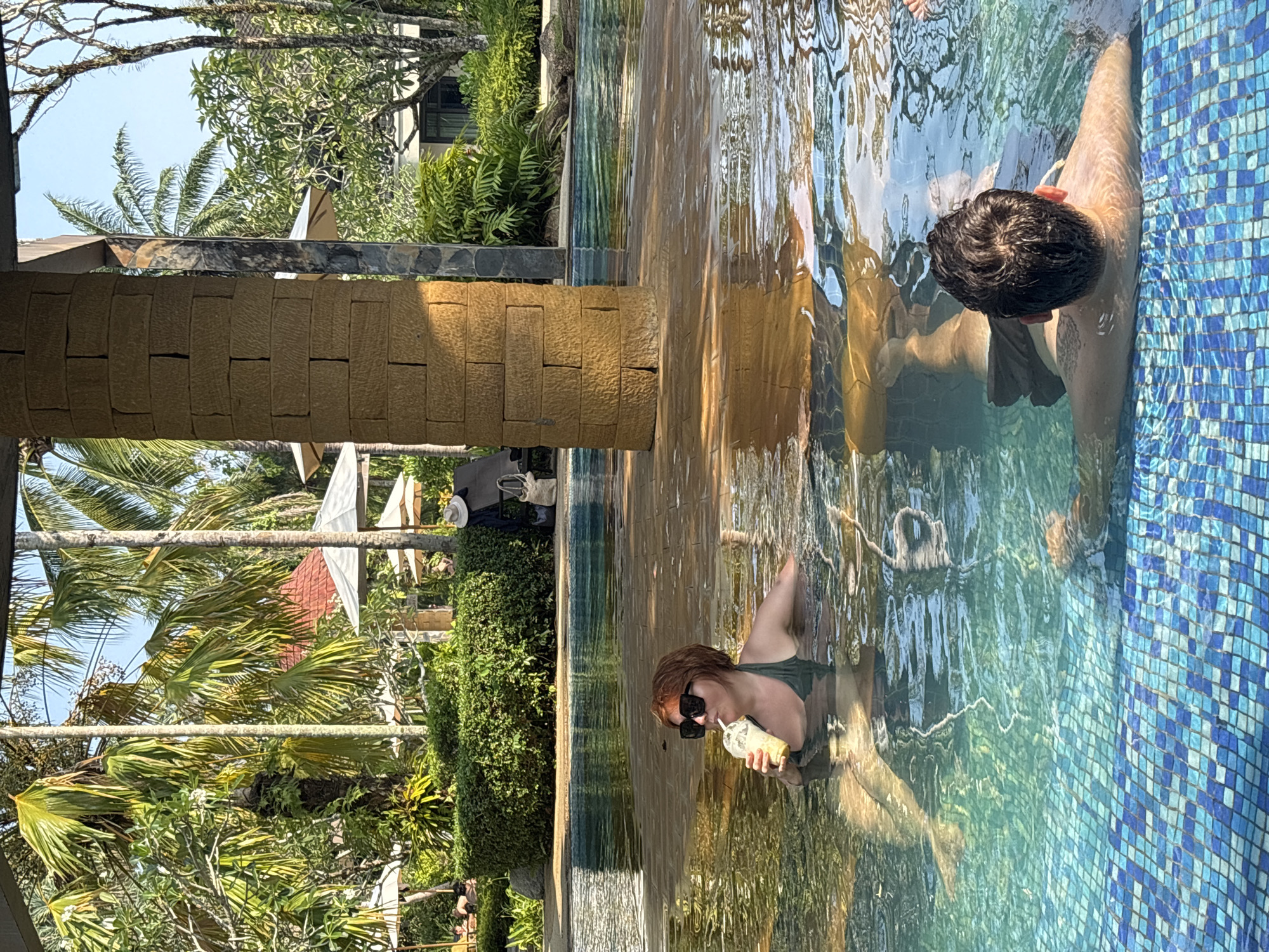 Pool scene captured in Khok Kloi, Thailand