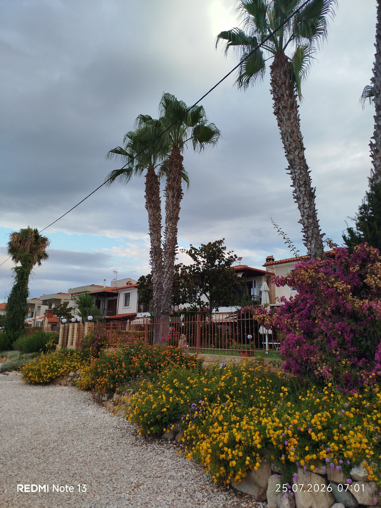 Quiet summer morning along the Sithonia waterfront