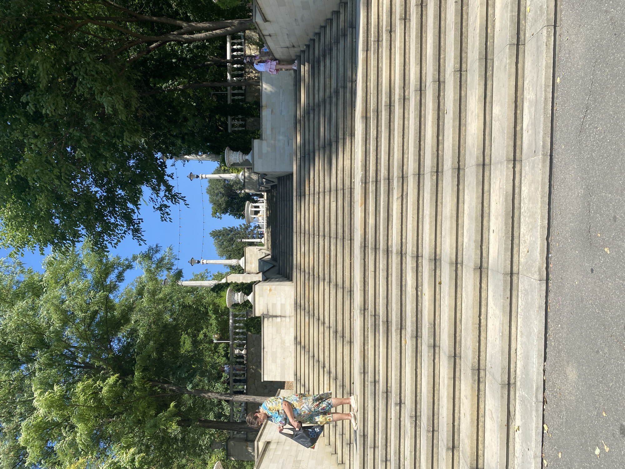 Morning stroll through Chișinău's Cascades Park fountains and grounds