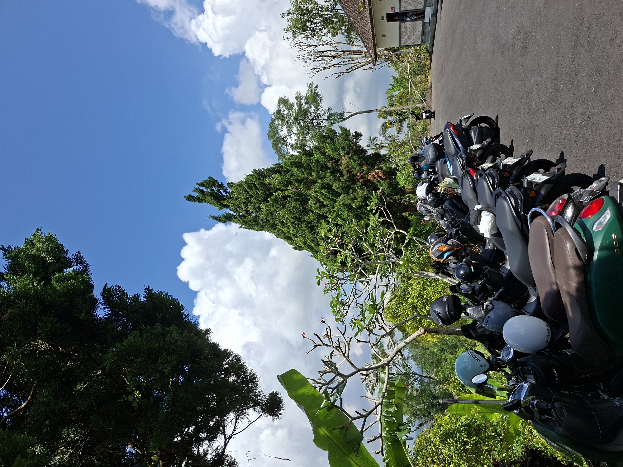 Daily life scenes documented in Petang, Indonesia