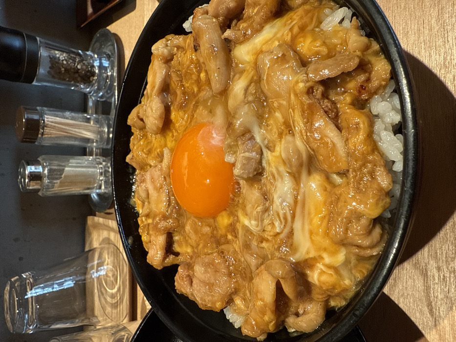 Traditional Oyakodon meal documented in Shibuya district