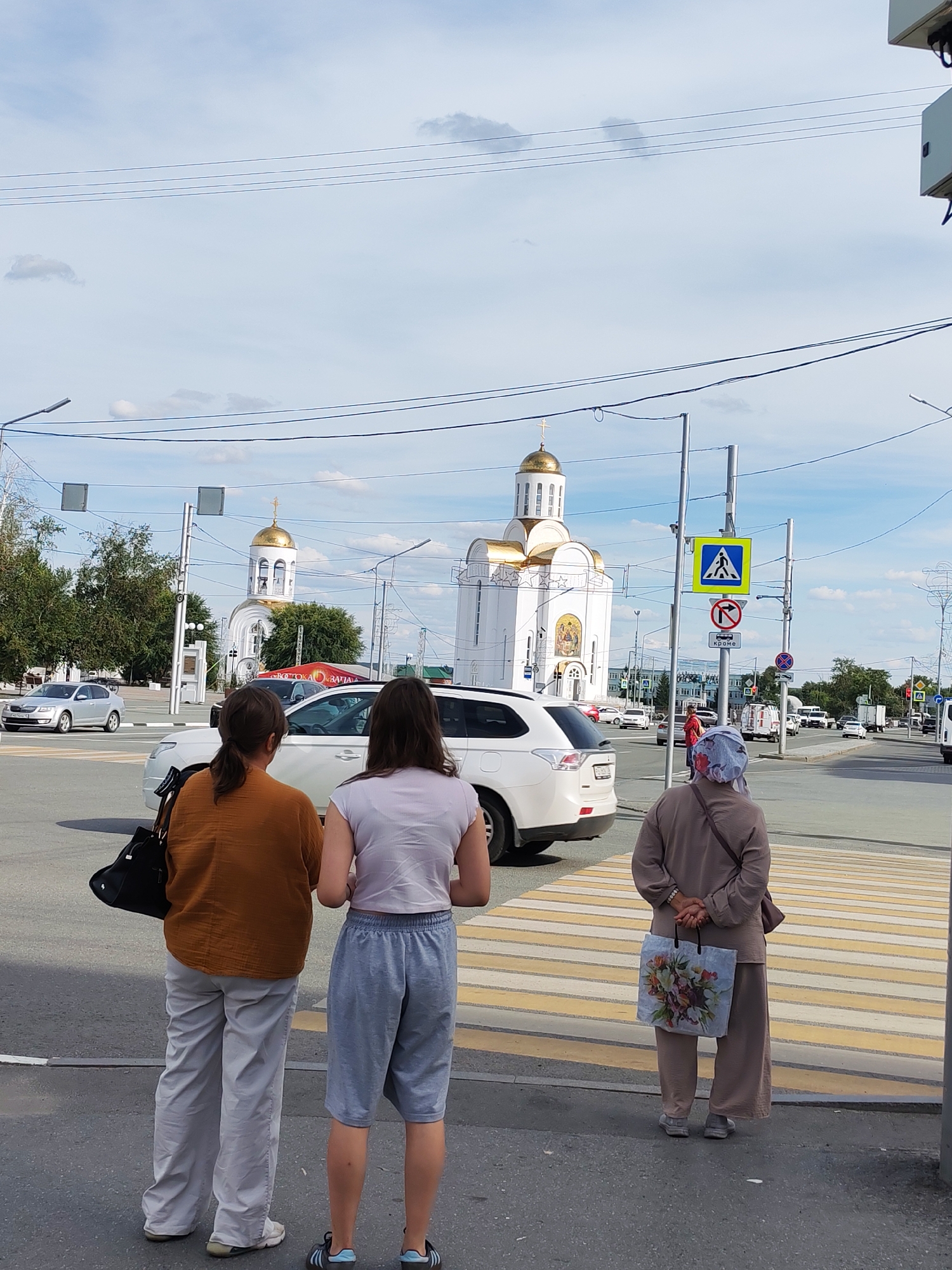 Strolling a historic Eastern European city on a summer morning