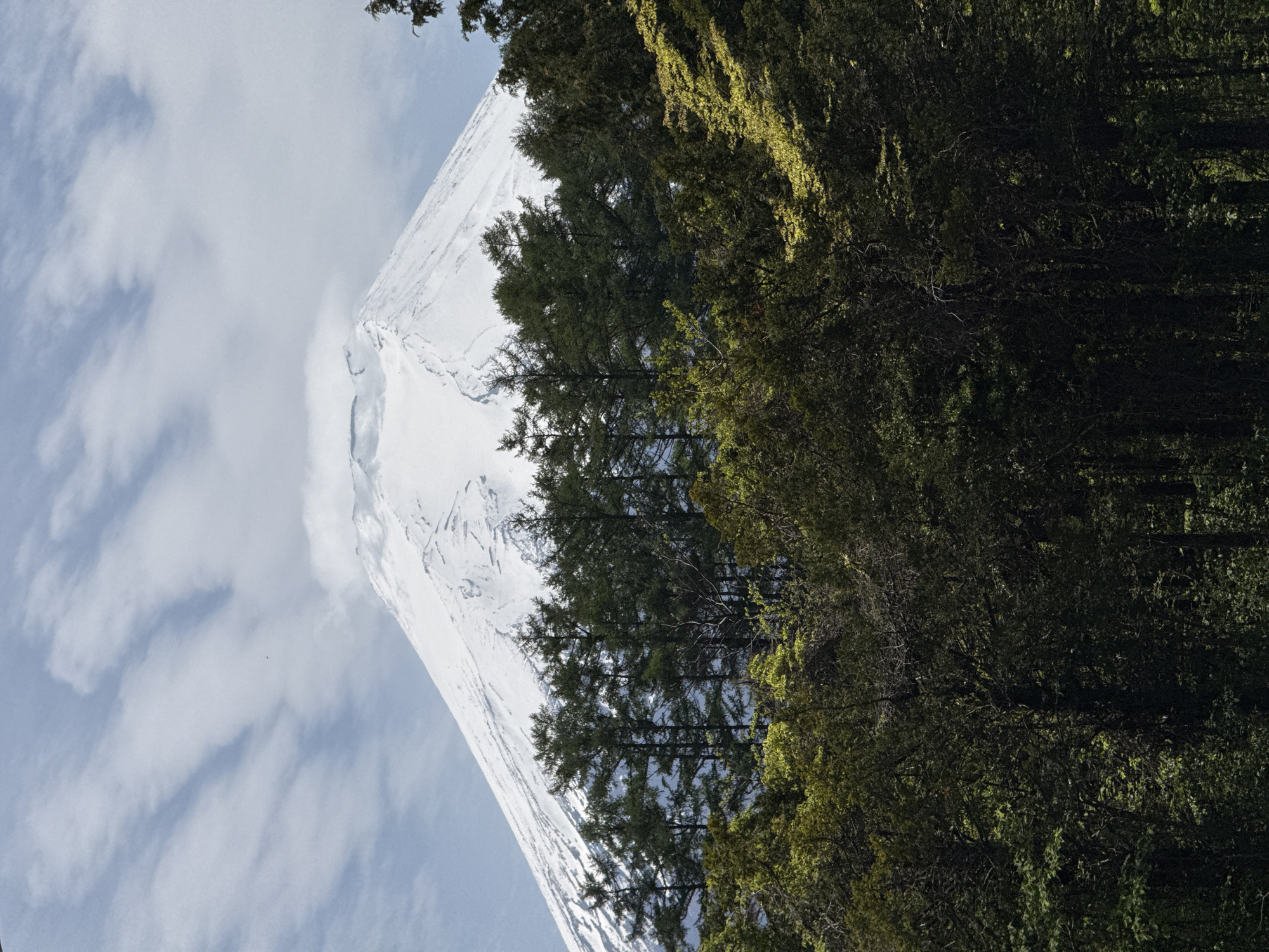 Mount Fuji photographed in serene daylight landscape, Fujiyoshida