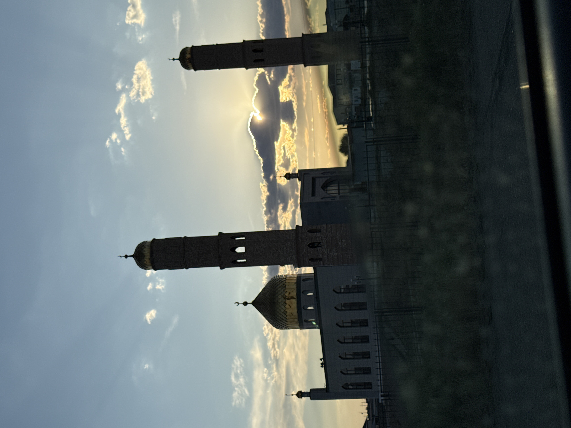 Moving through Baikonur, from city streets to open steppe