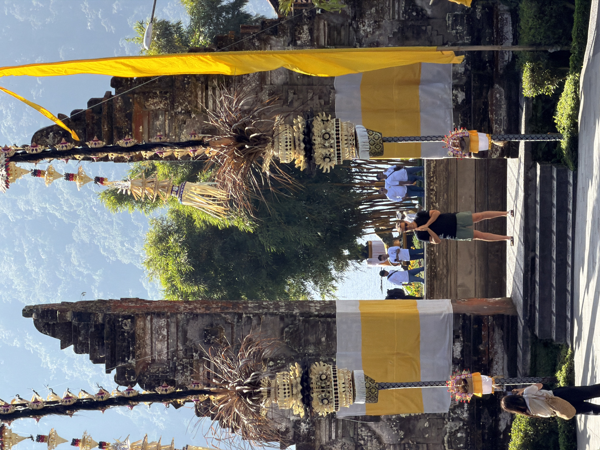 Inside a Balinese temple complex in Baturiti