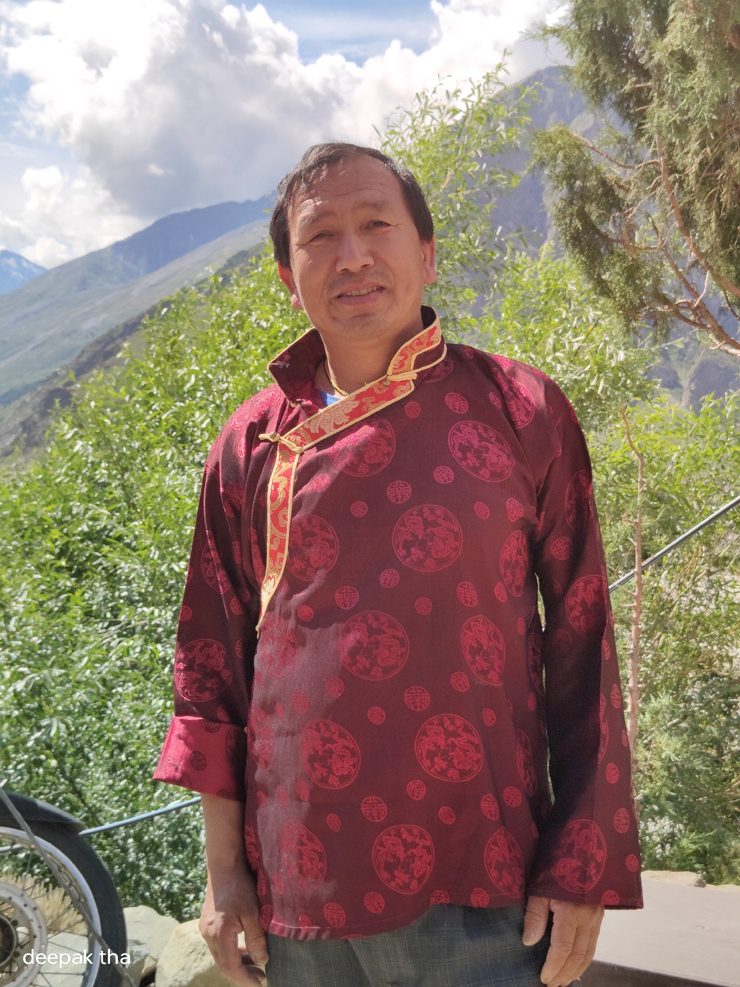 Village life and mountain landscape in remote Darcha, Himachal Pradesh