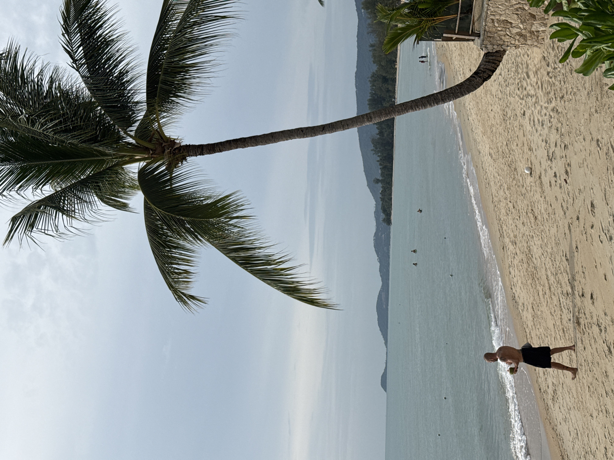 Lazy morning on the beach at Ko Samui resort