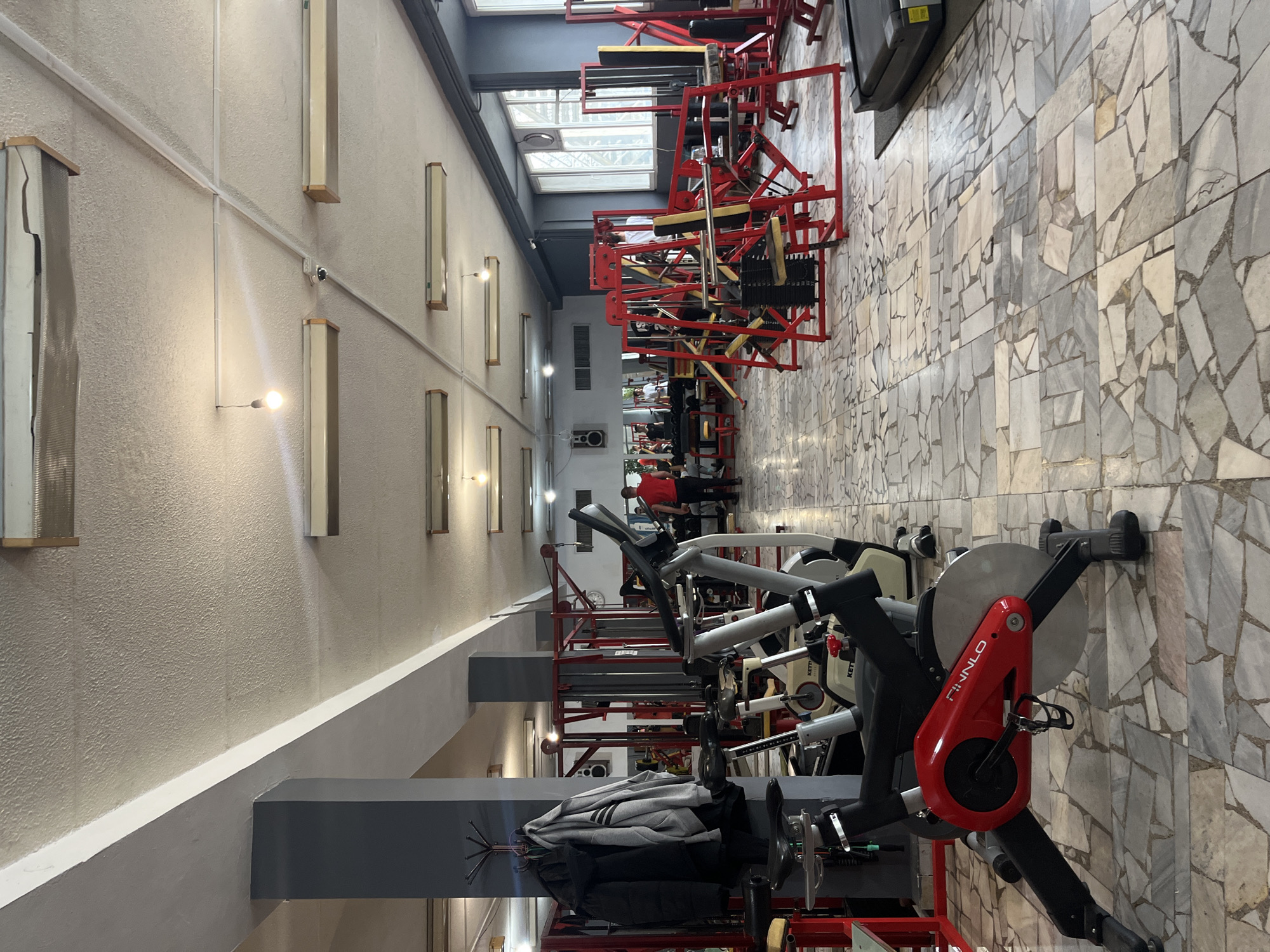 Gym interior documented in Svishtov, Bulgaria