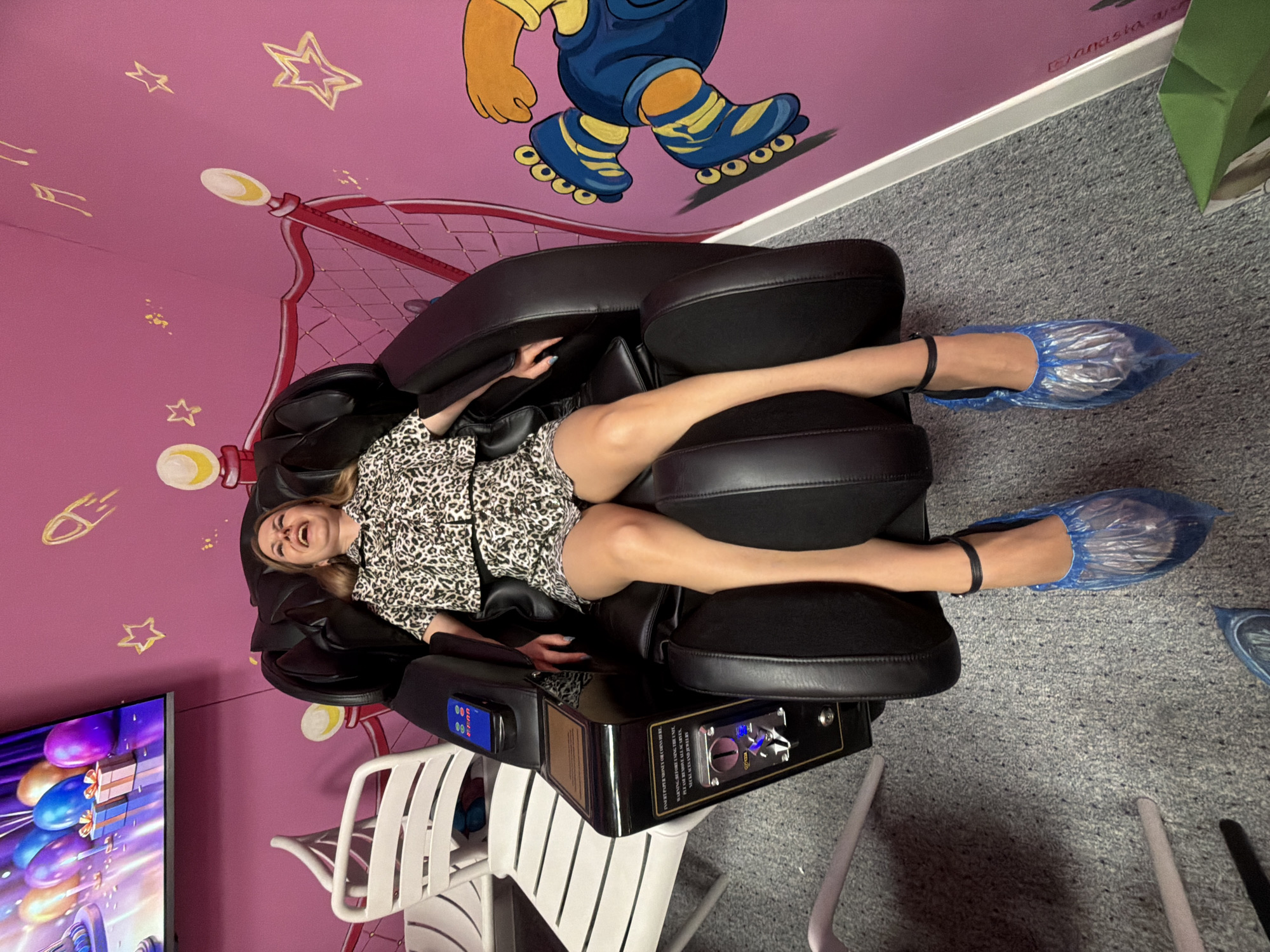 Afternoon at a Minsk arcade and entertainment complex