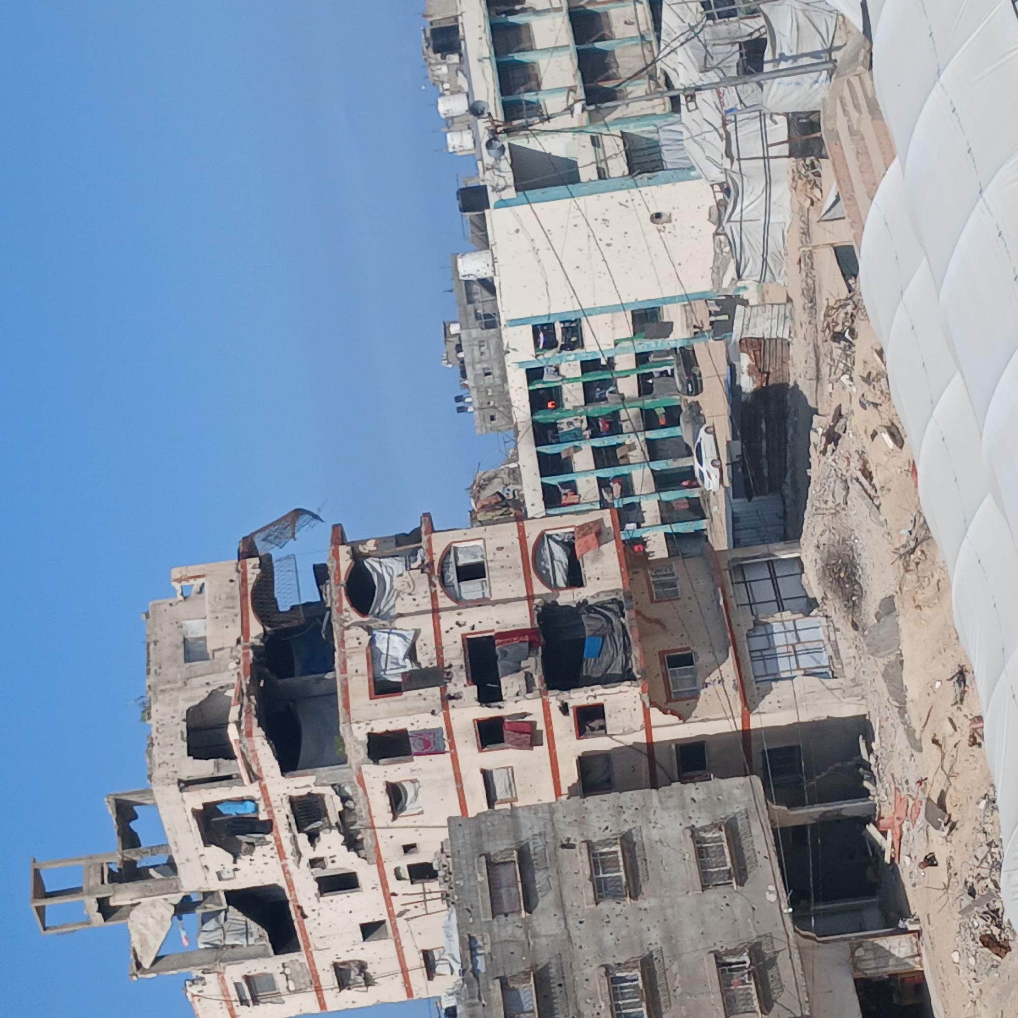 Gaza destruction and displacement camps documented by witnesses