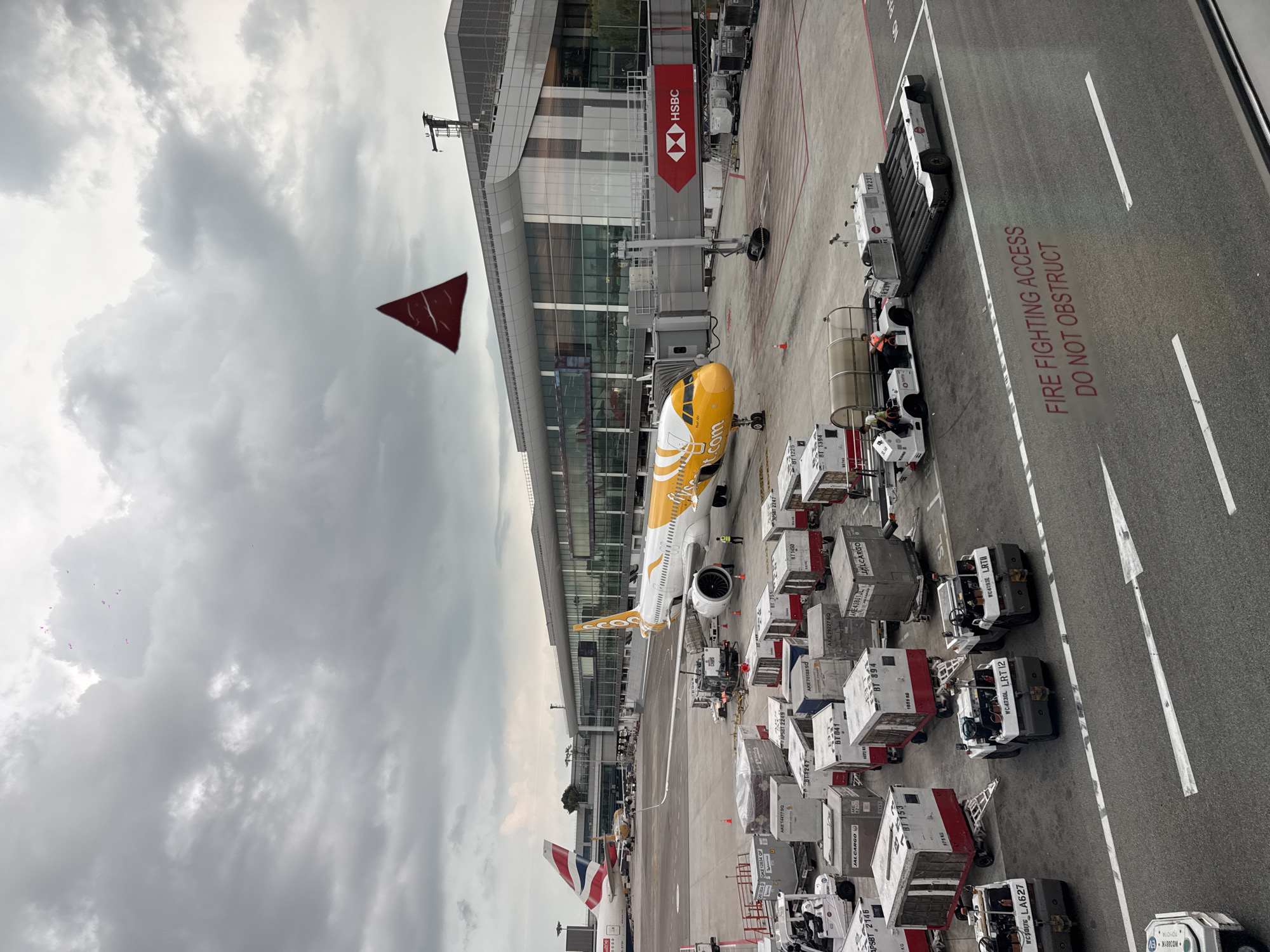 Passengers gather at Changi Airport gates for Scoot flight