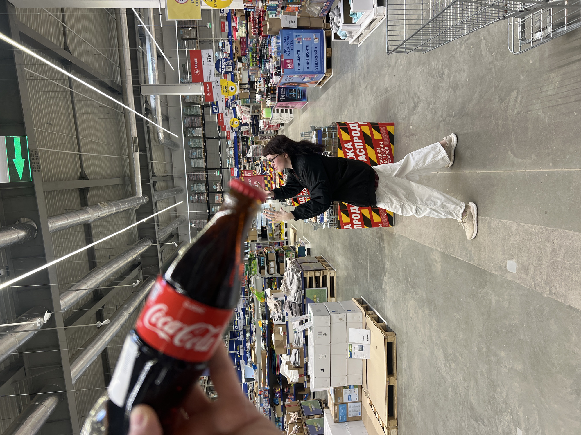 Casual retail store moments captured in Izhevsk, Russia
