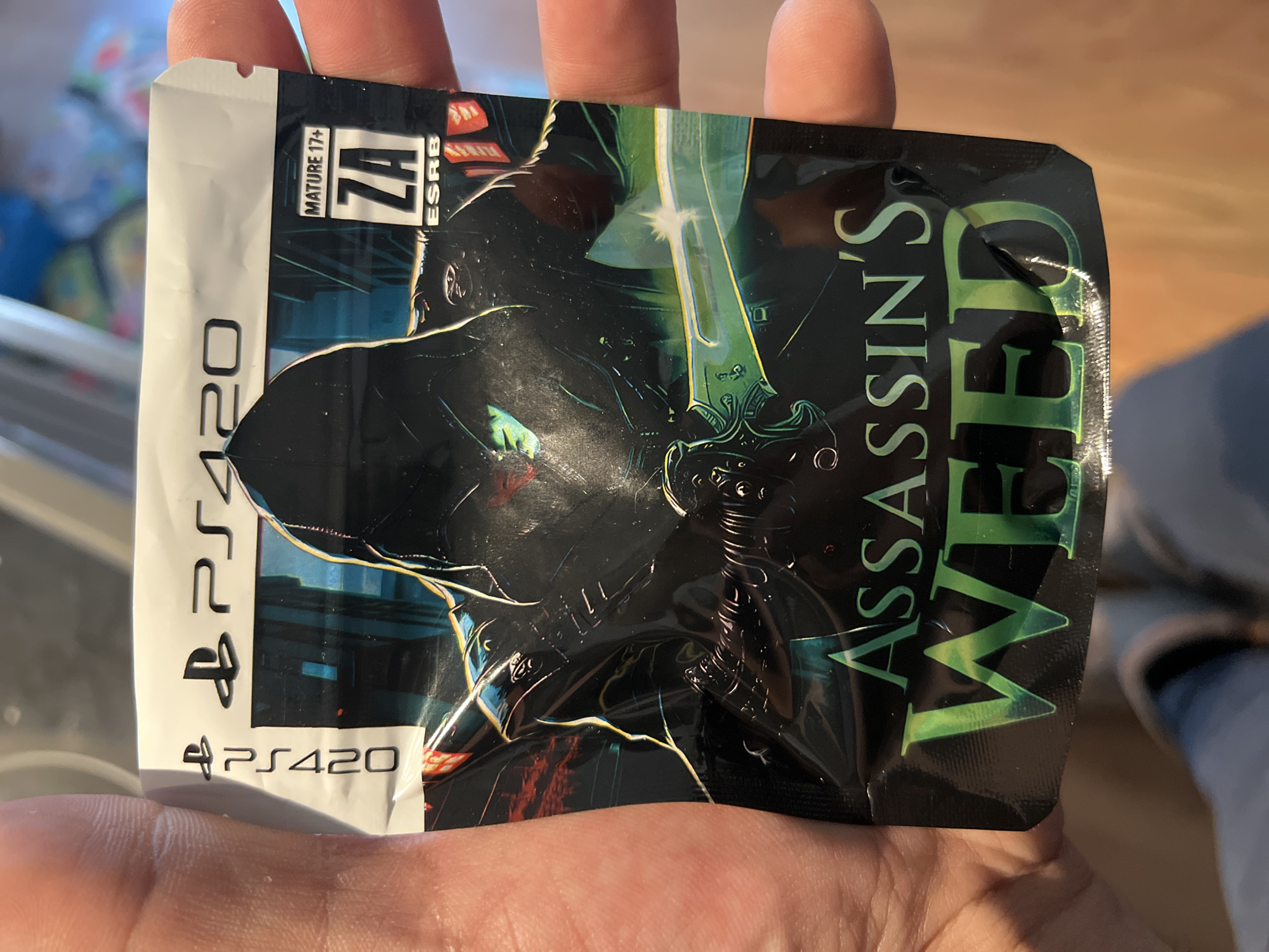 Video game package and street scene documented in Newburgh