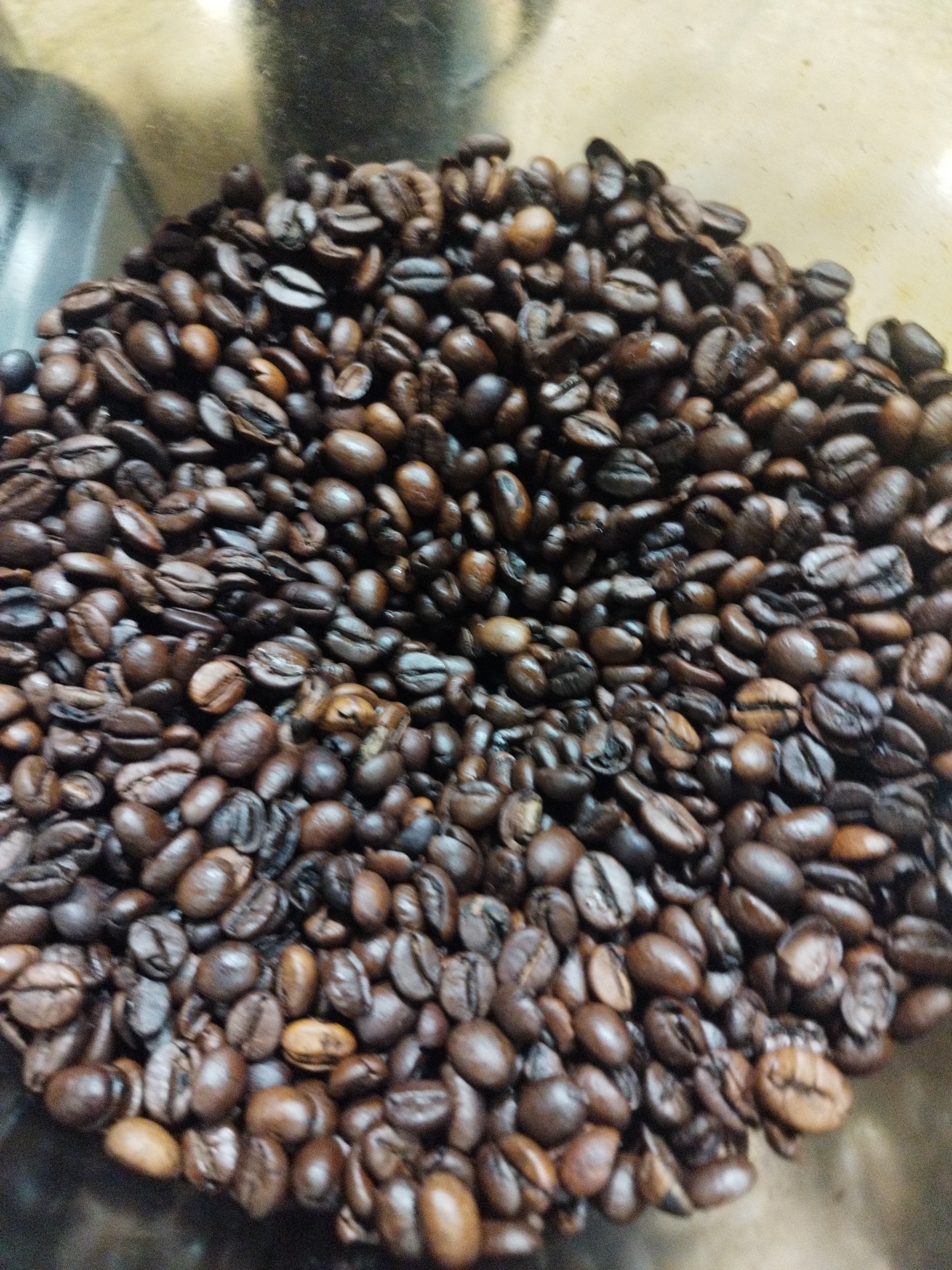 Coffee, snacks, and natural textures on a Smolyan morning