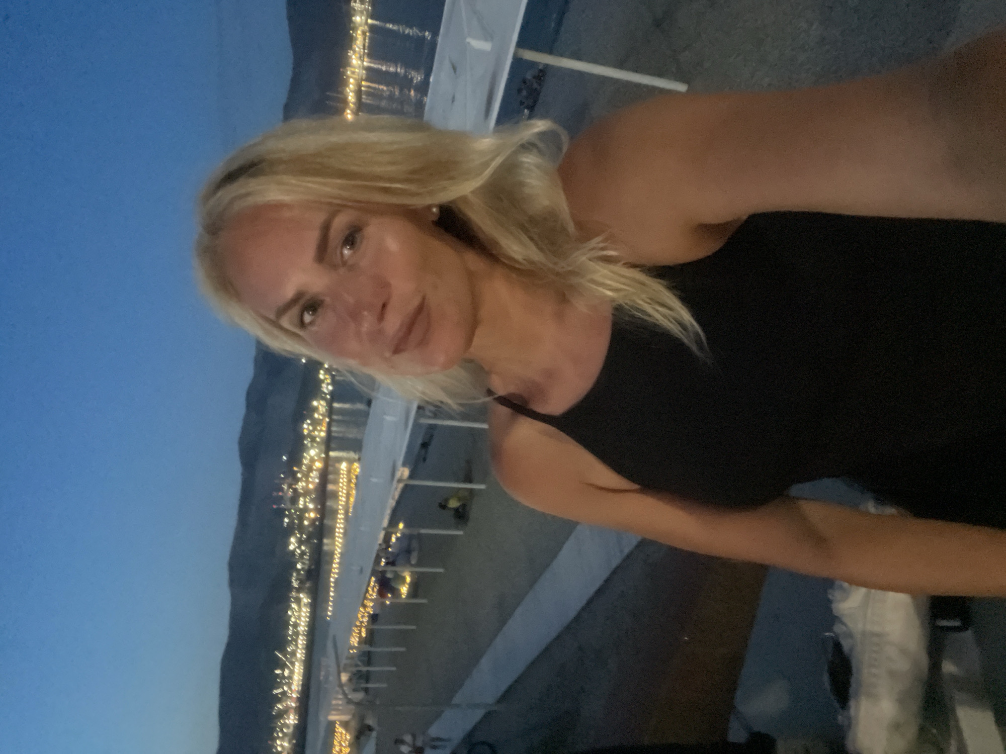 Beach selfie at dusk on the Novorossiysk coast