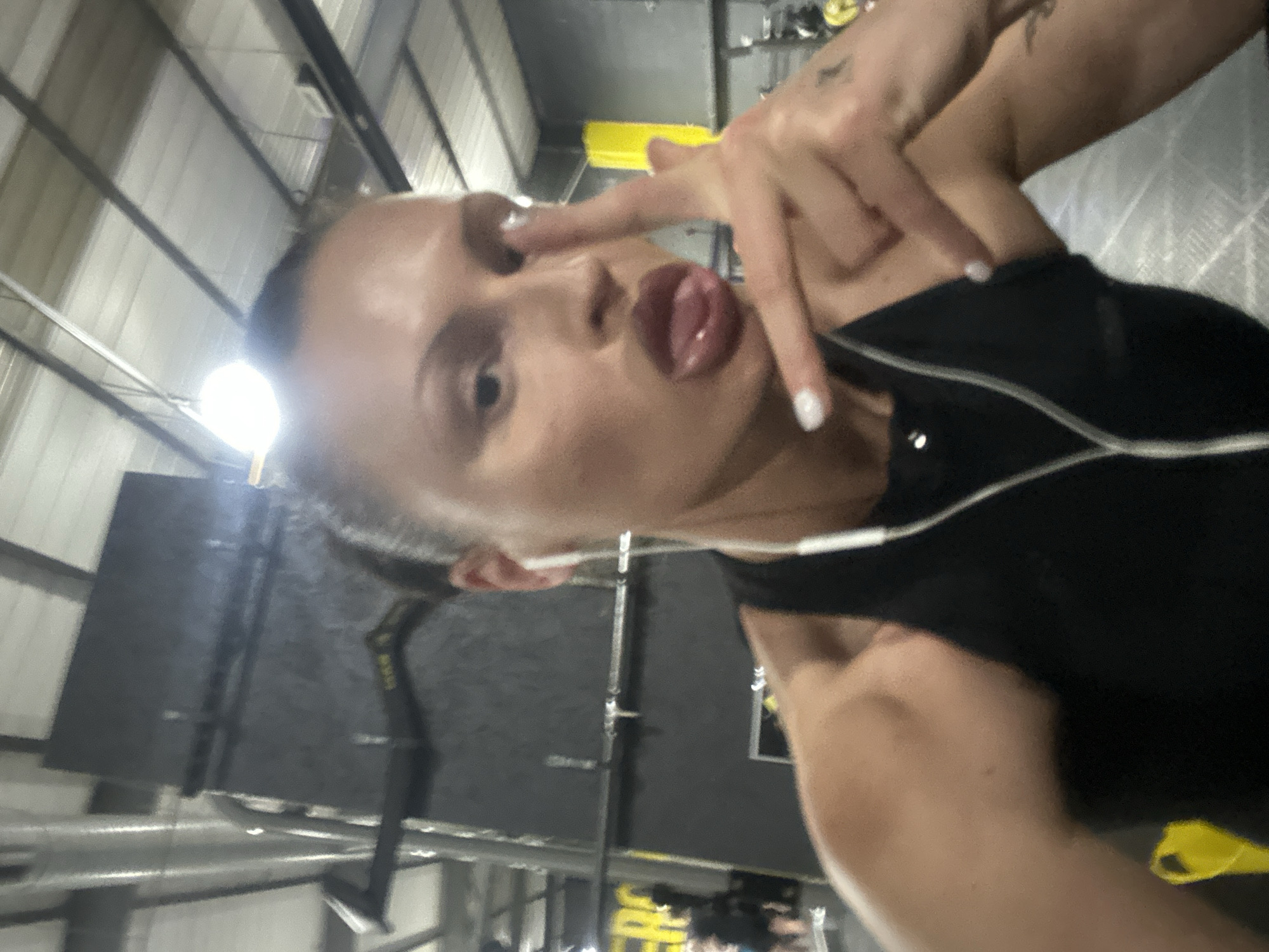 Fitness enthusiast documented during gym session in Kent