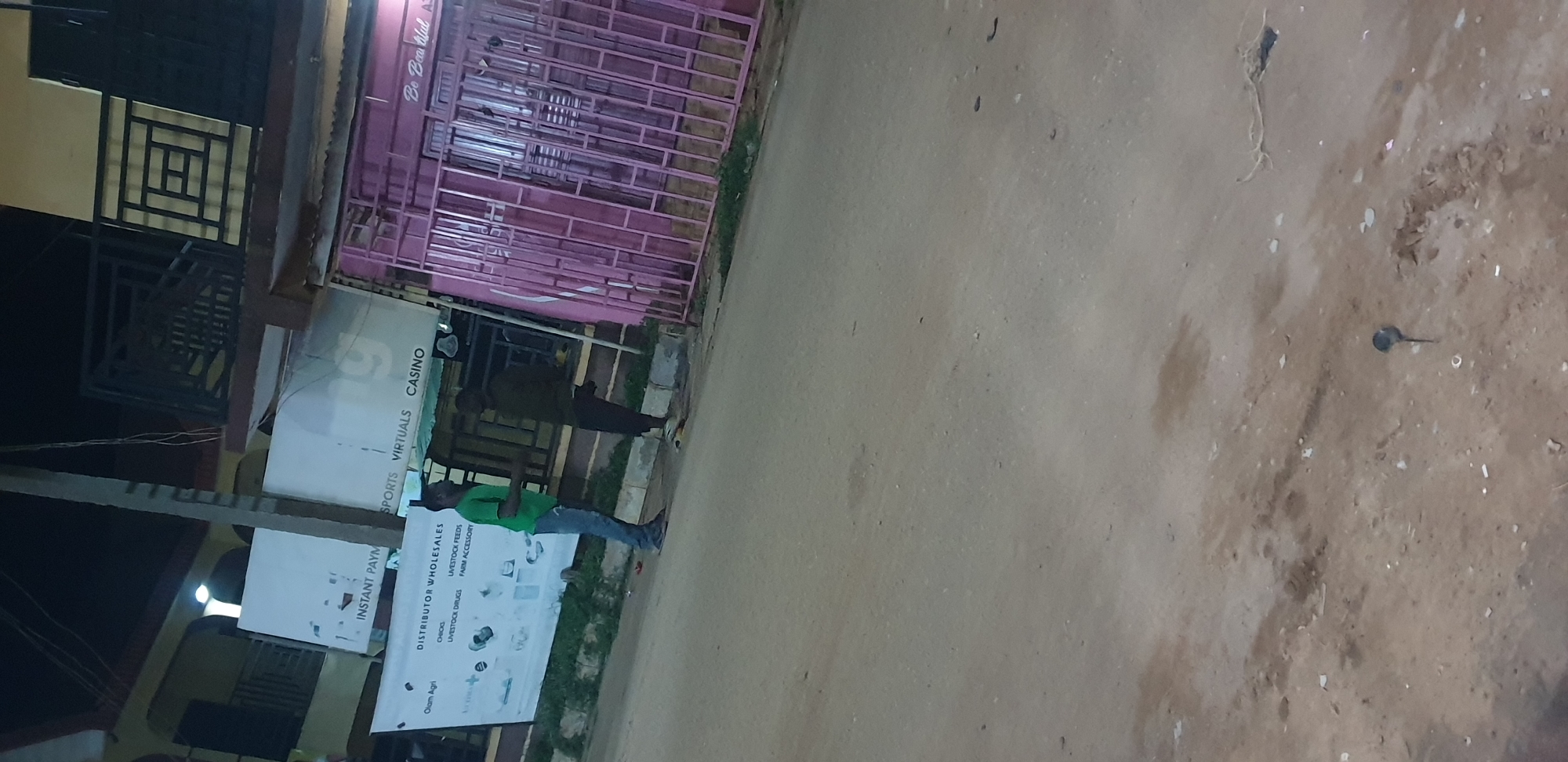 Nighttime street life documented in Narayi, Nigeria