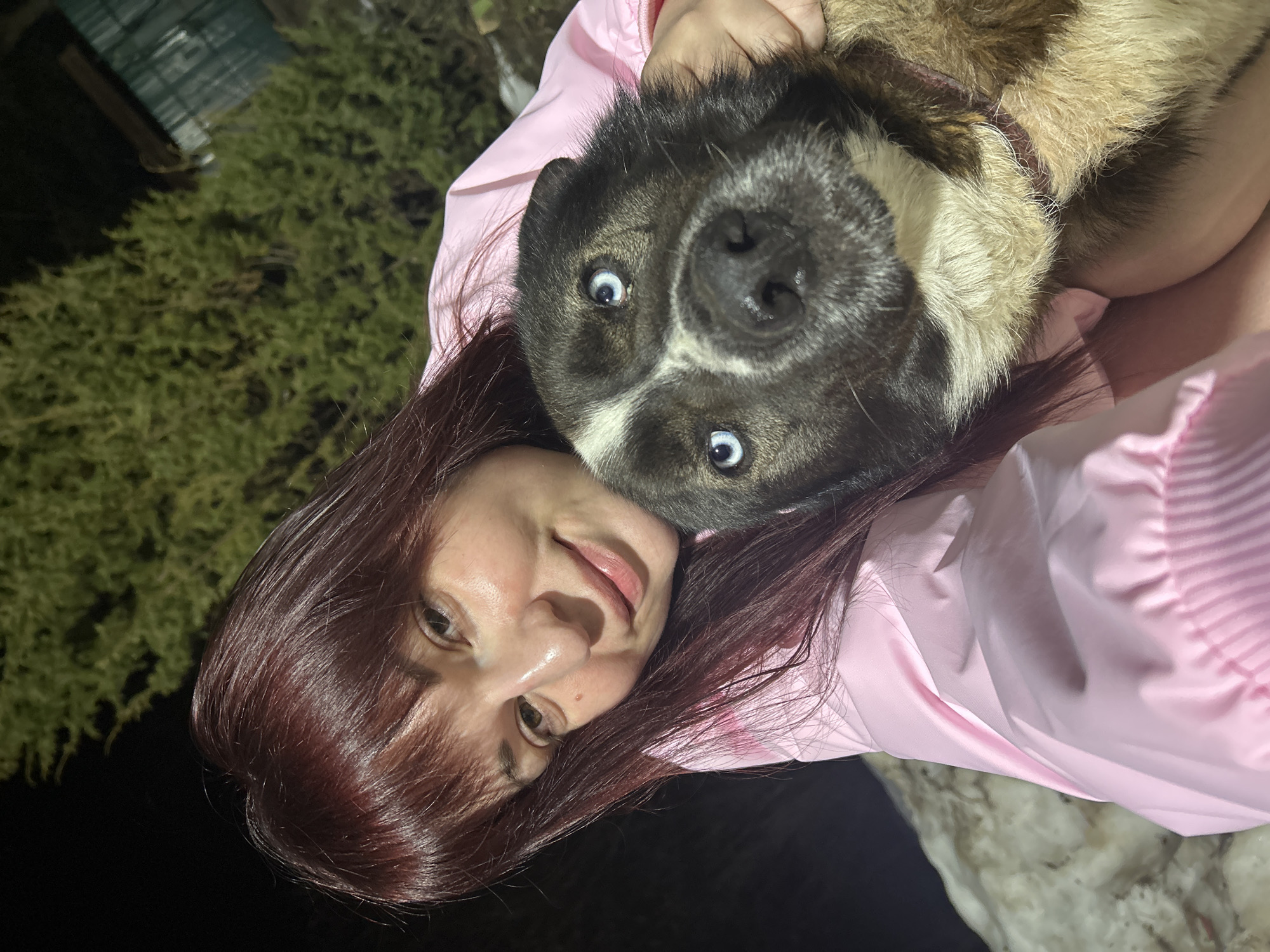 Woman documents daily moments with dog in Foki, Russia
