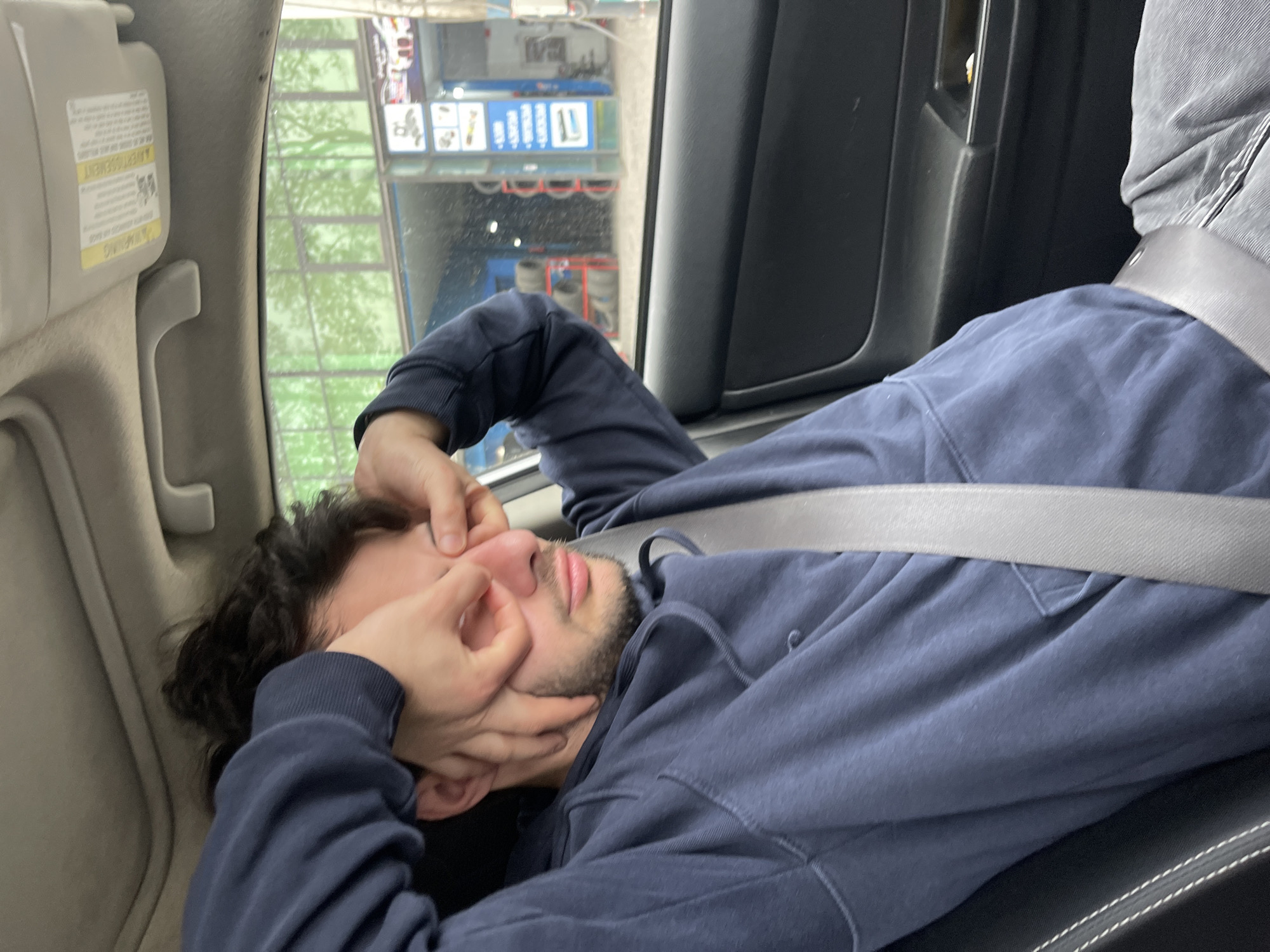 Two people observed in parked vehicle in Tbilisi