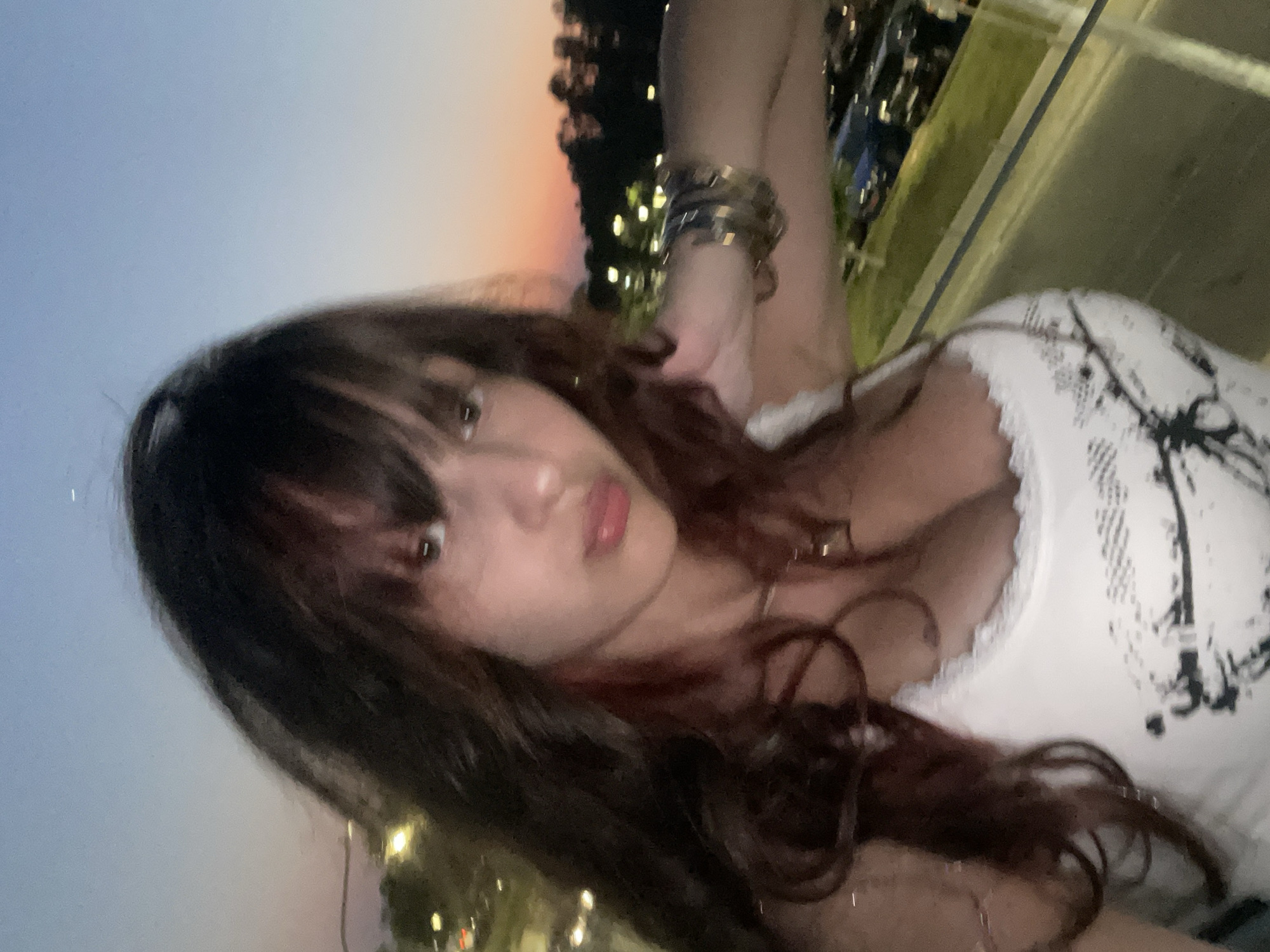 Sunset selfies and sky shots from a Paphos parking lot