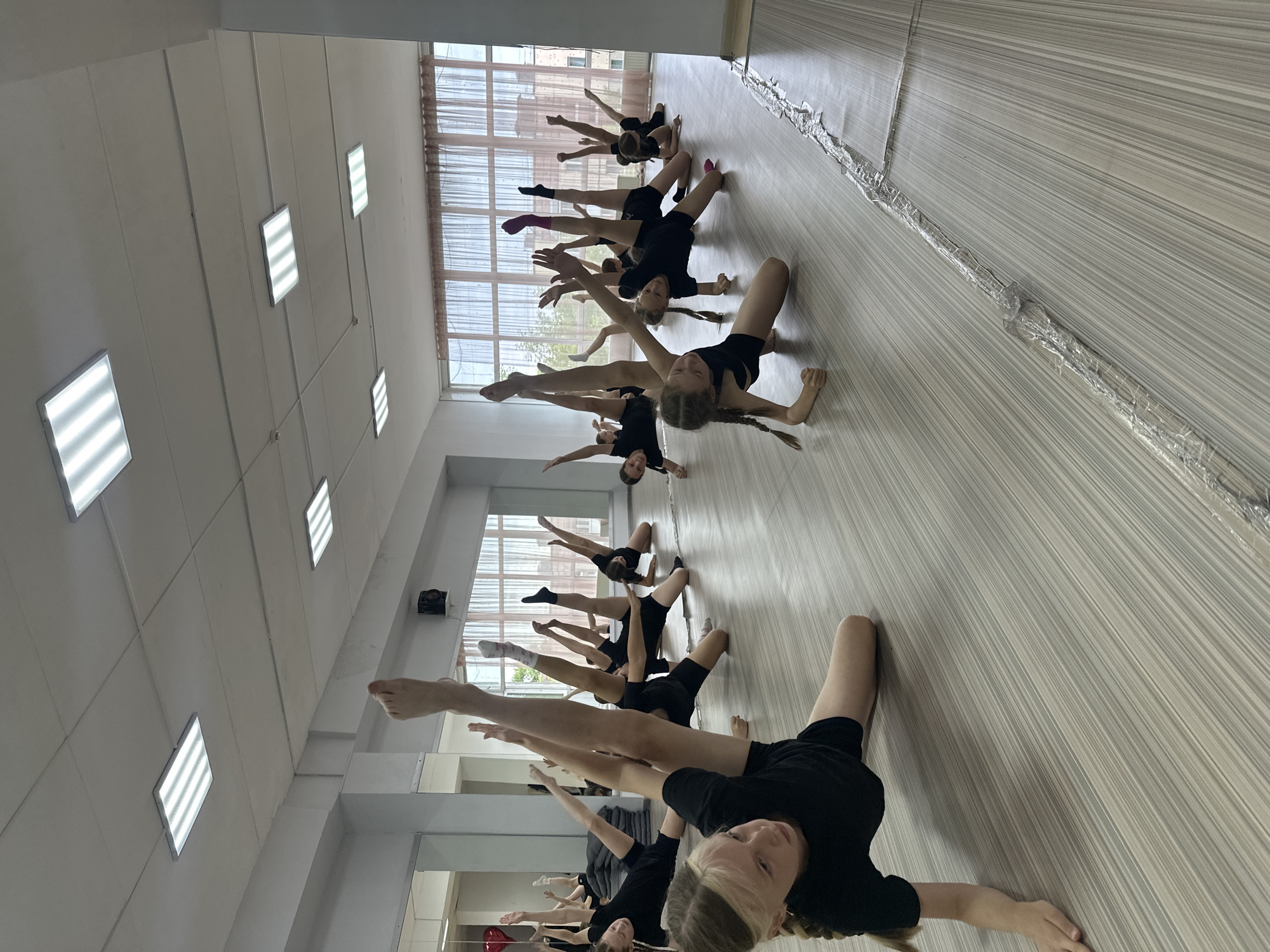 Young dancers practice ballet routines in Votkinsk studio